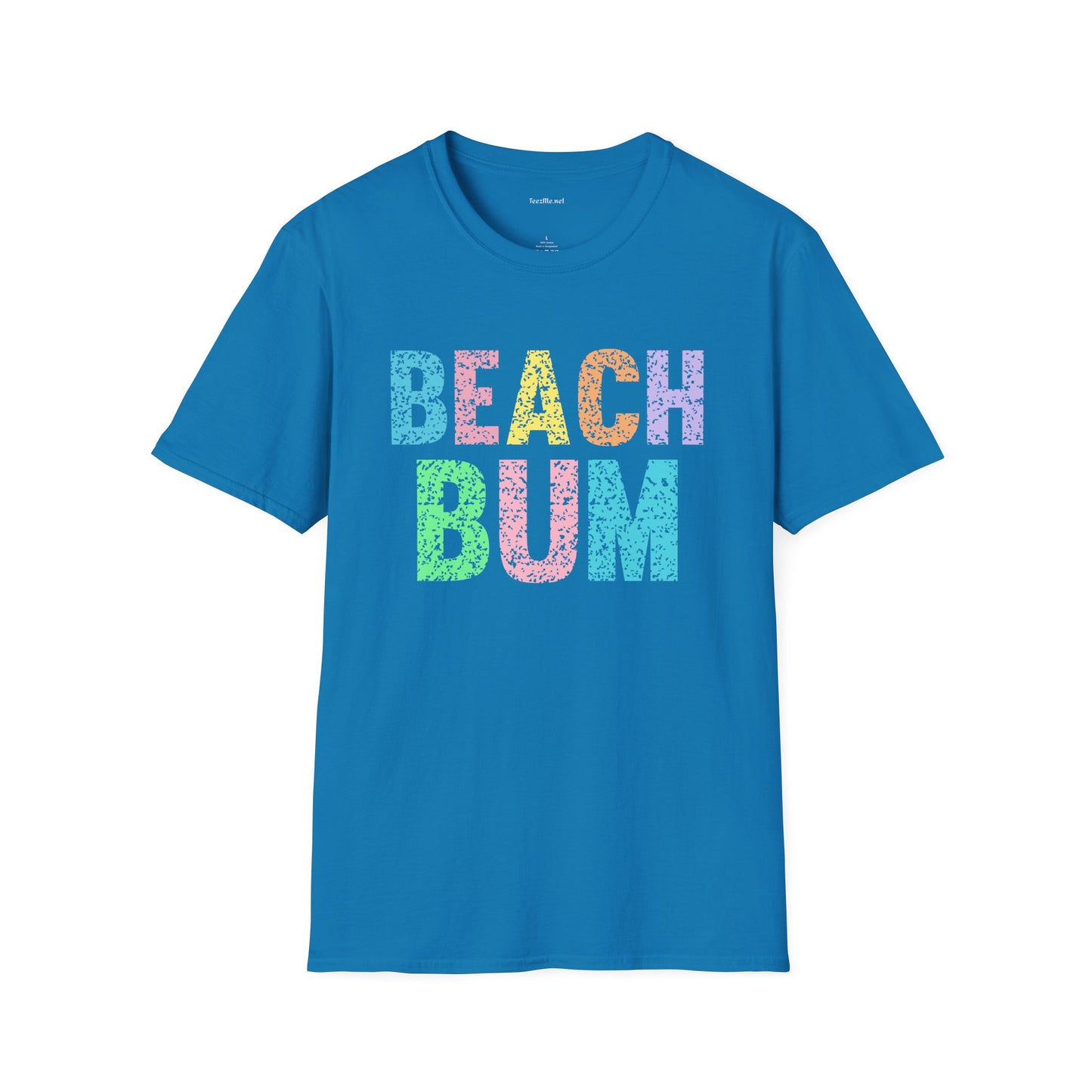 Beach Bum - Unisex Softstyle T-Shirt 100% Cotton Graphic