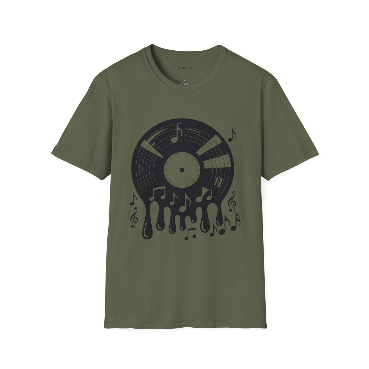 Spinning Vinyl Unisex Softstyle T-Shirt 100% Cotton Graphic