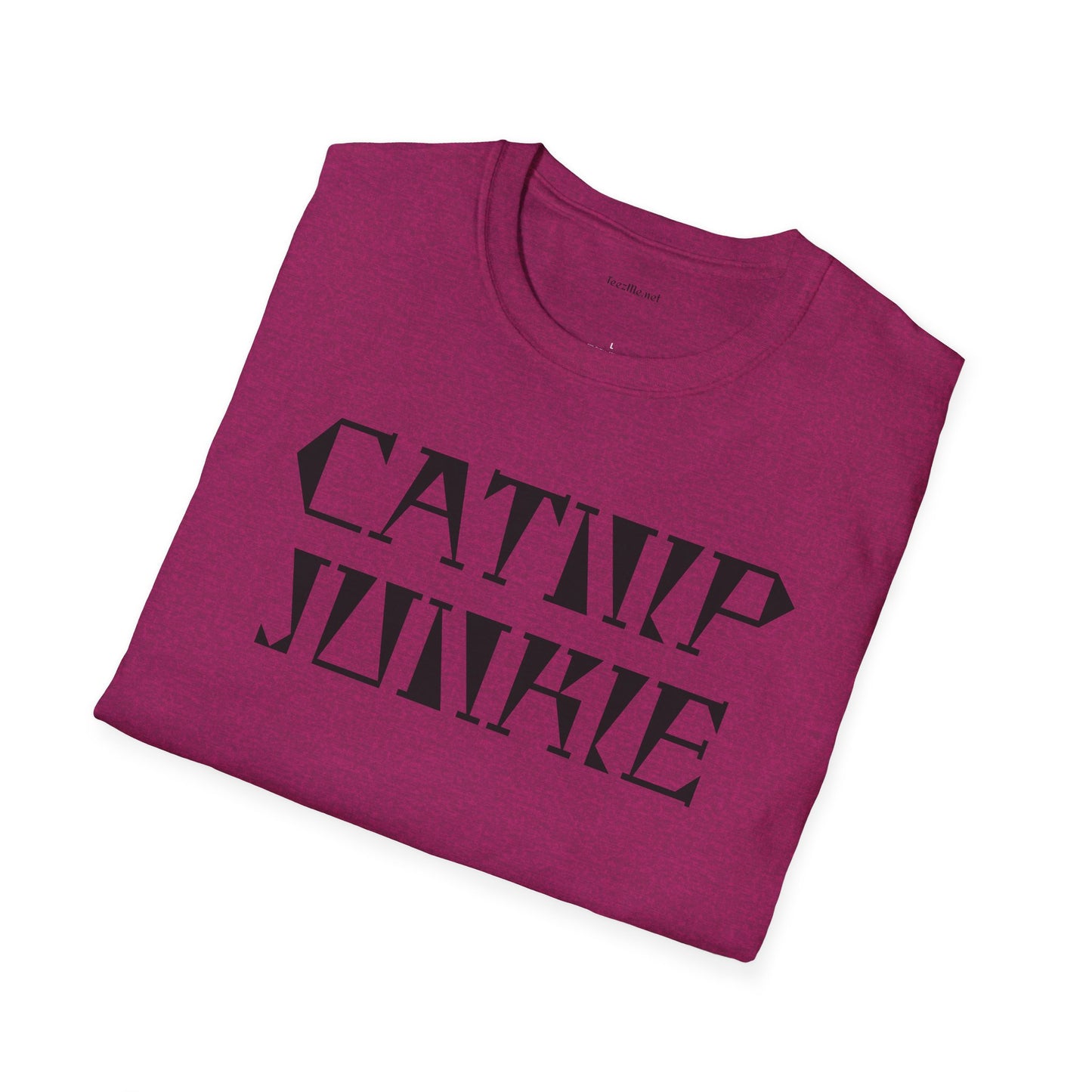 Catnip Junkie - Unisex Softstyle T-Shirt 100% Cotton Graphic