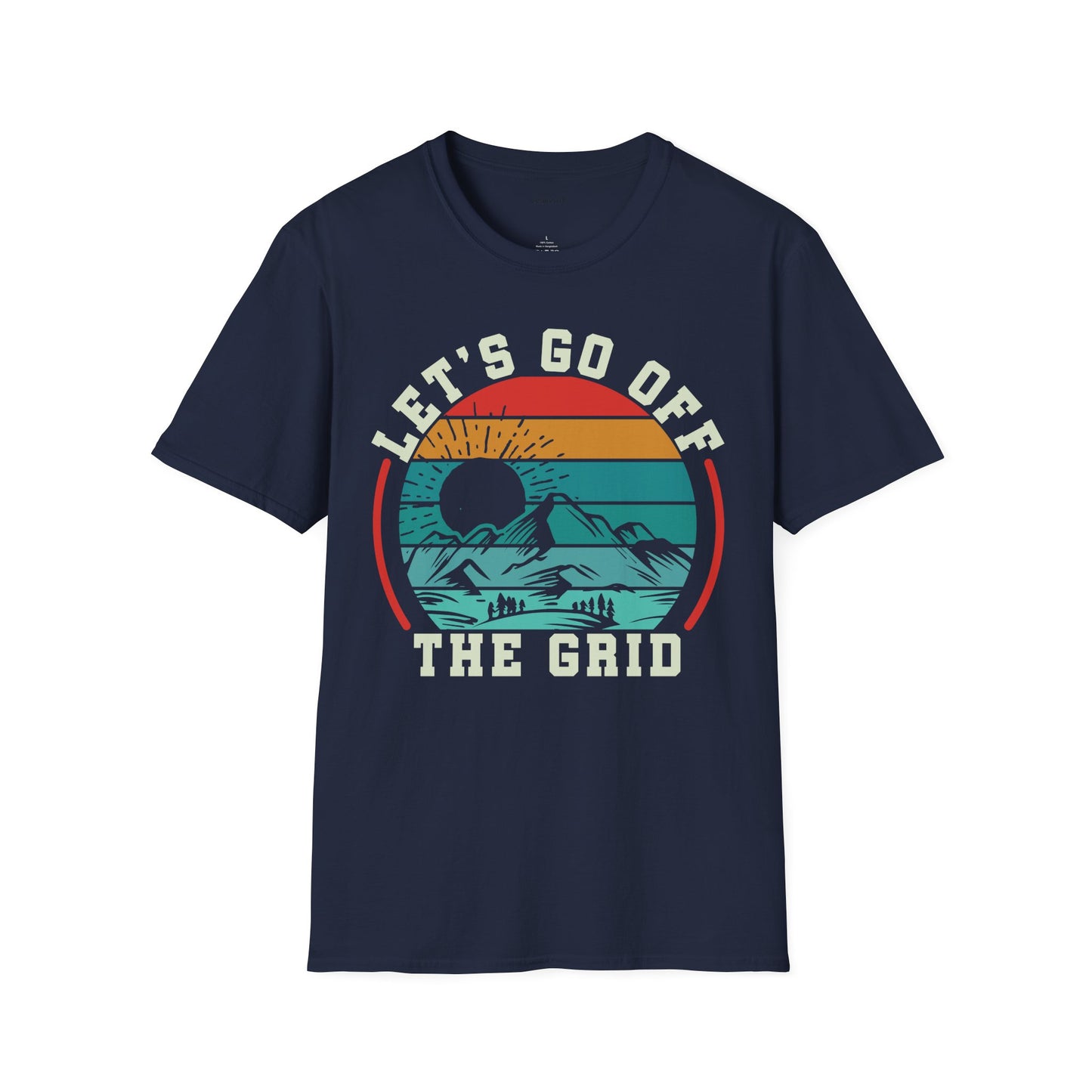 Off Grid - Unisex Softstyle T-Shirt 100% Cotton Graphic