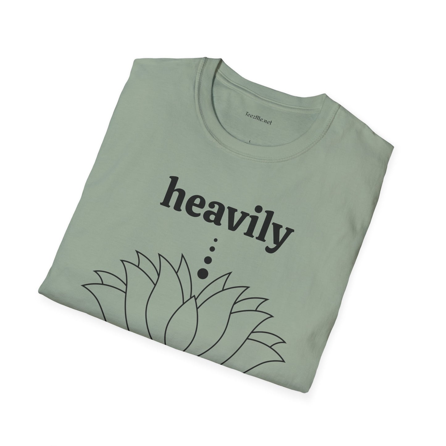 Heavily Meditated - Unisex Softstyle T-Shirt 100% Cotton Graphic