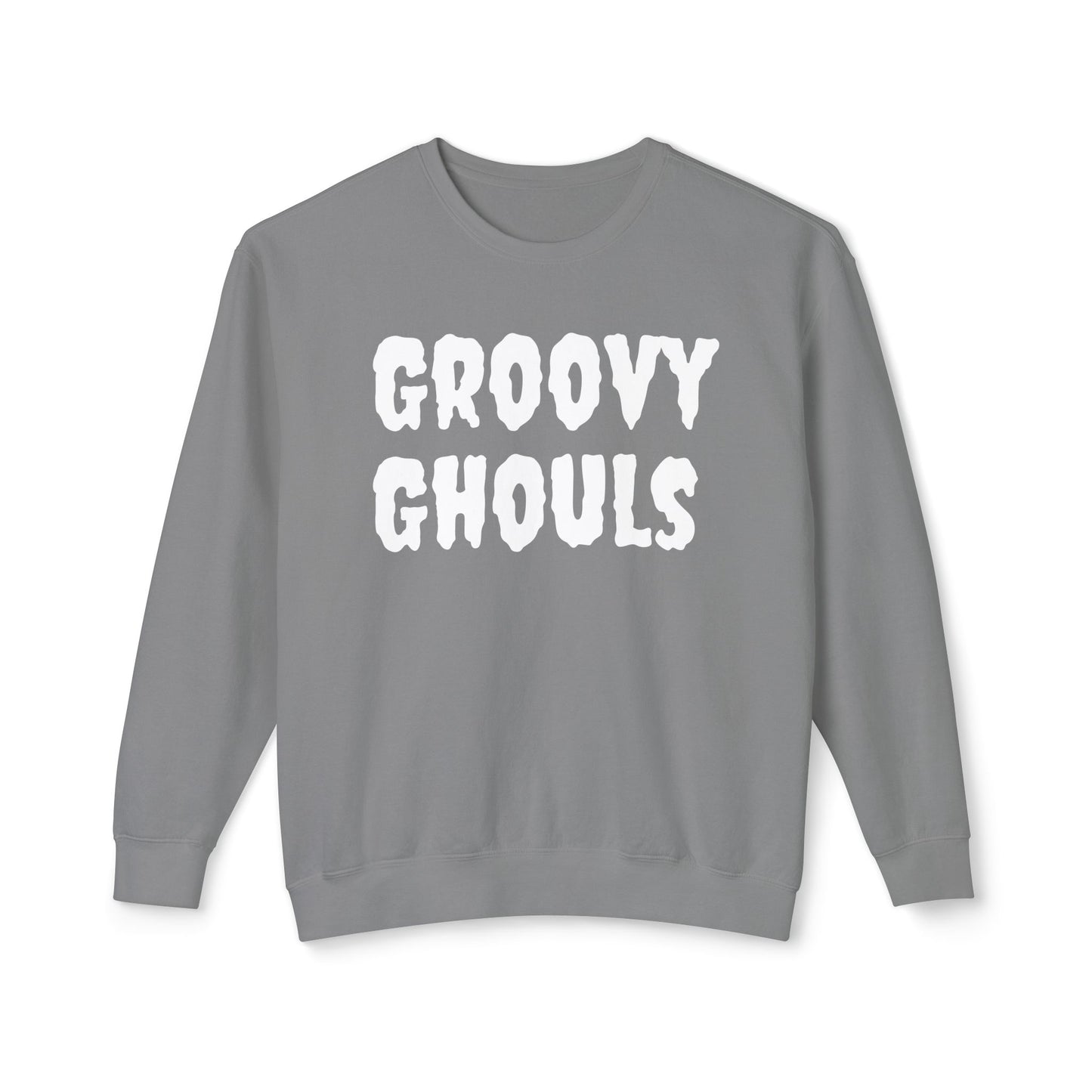 Groovy Ghouls - Unisex Lightweight Crewneck Sweatshirt