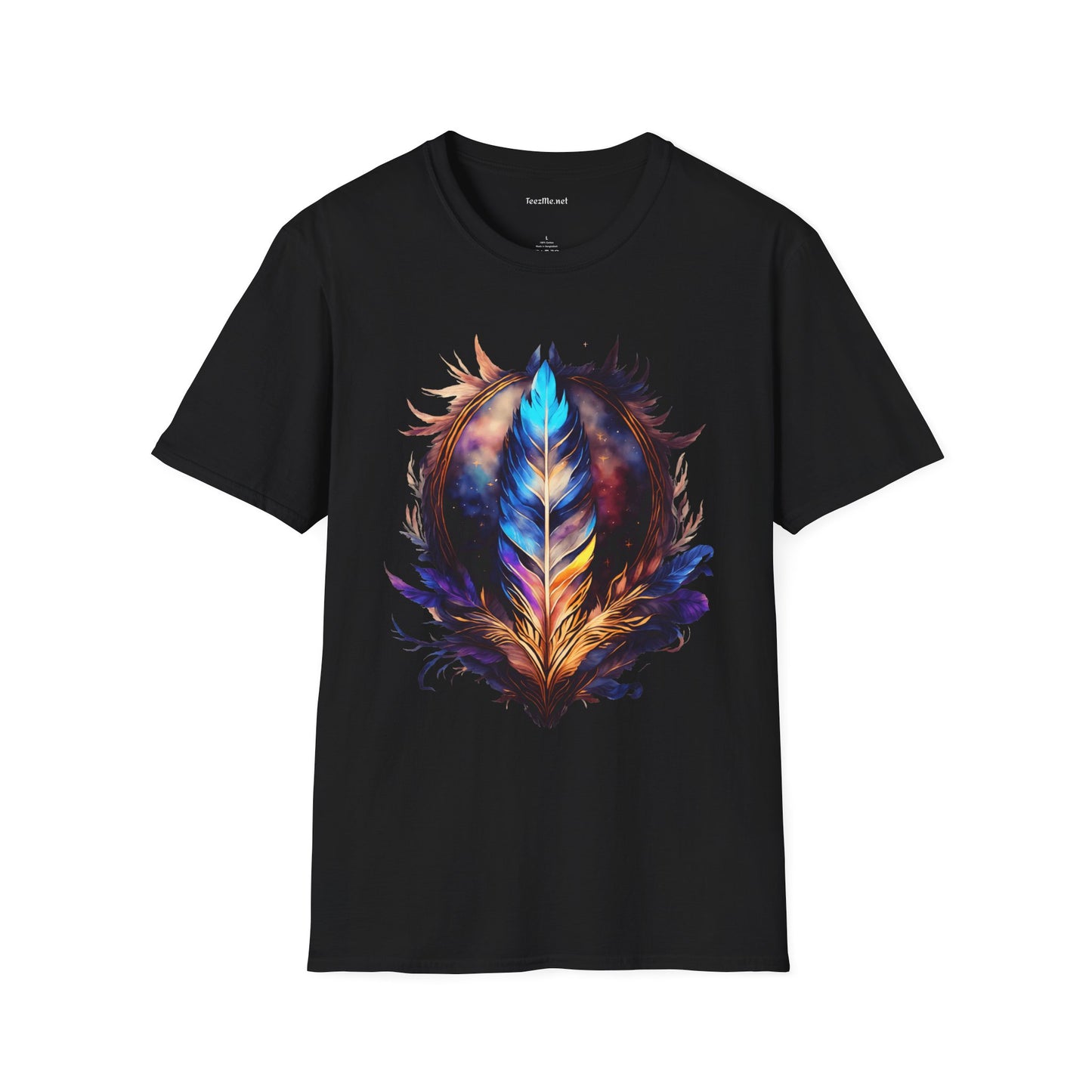 Eagle Feather Unisex Softstyle T-Shirt 100% Cotton Graphic