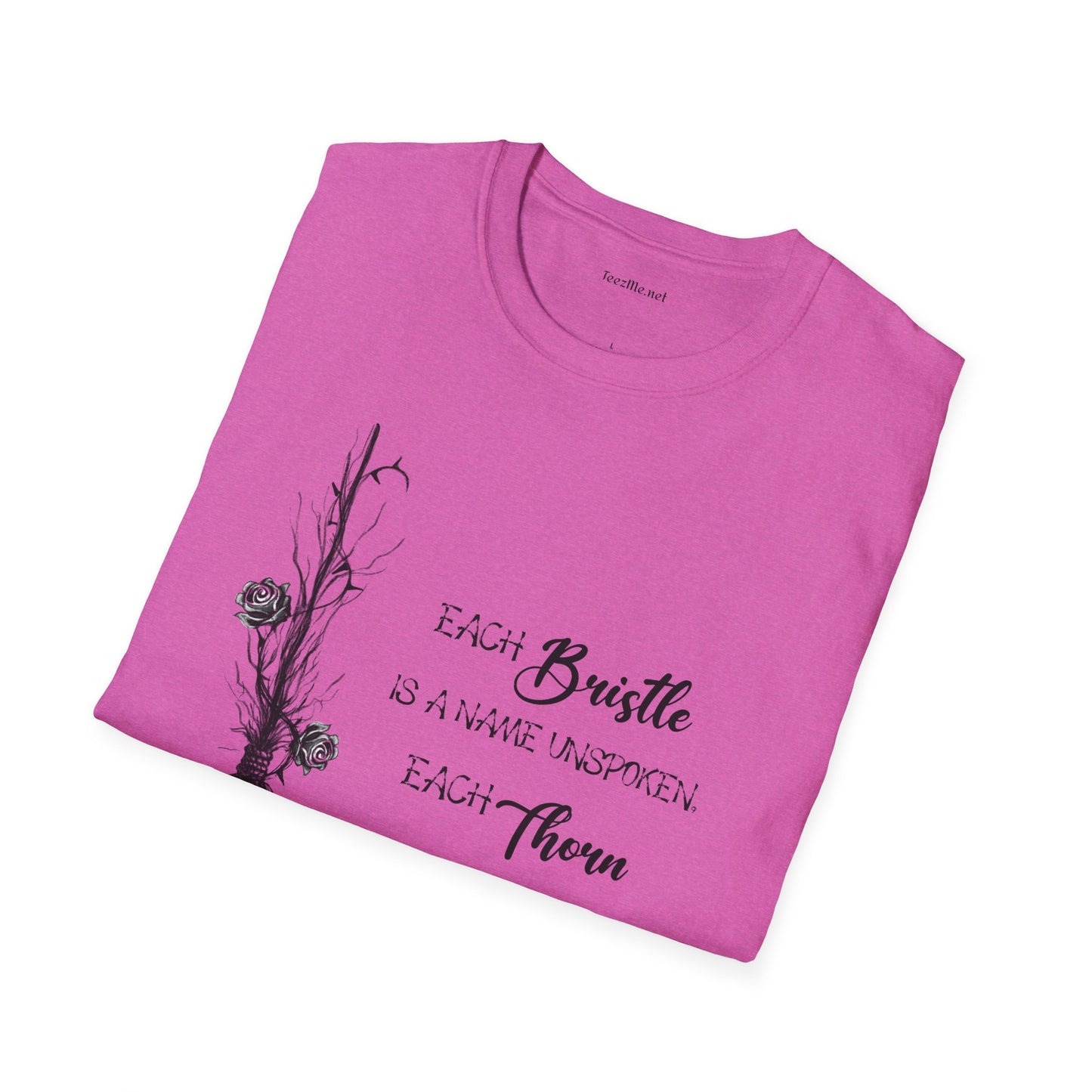 Each Bristle is a Name Unknown Unisex Softstyle T-Shirt 100% Cotton Graphic