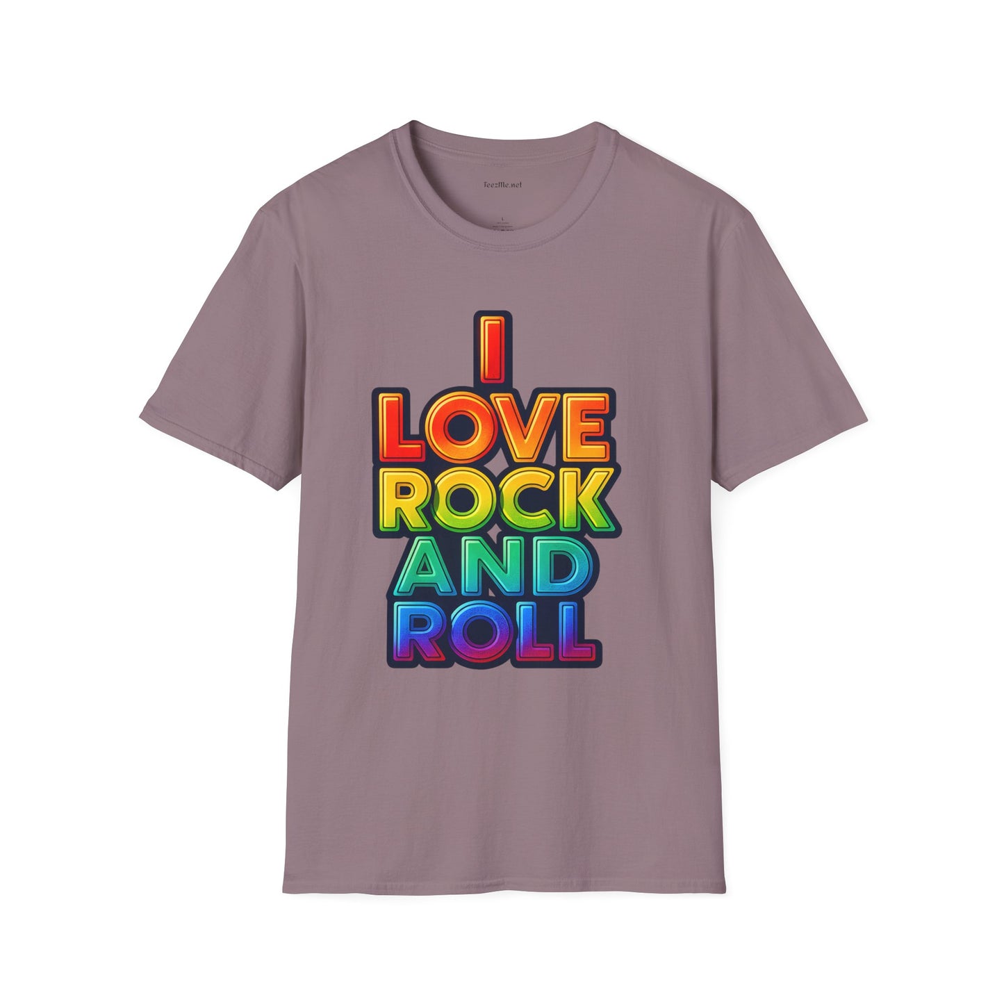 I Love Rock and Roll Unisex SoftStyle T-Shirt 100% Cotton