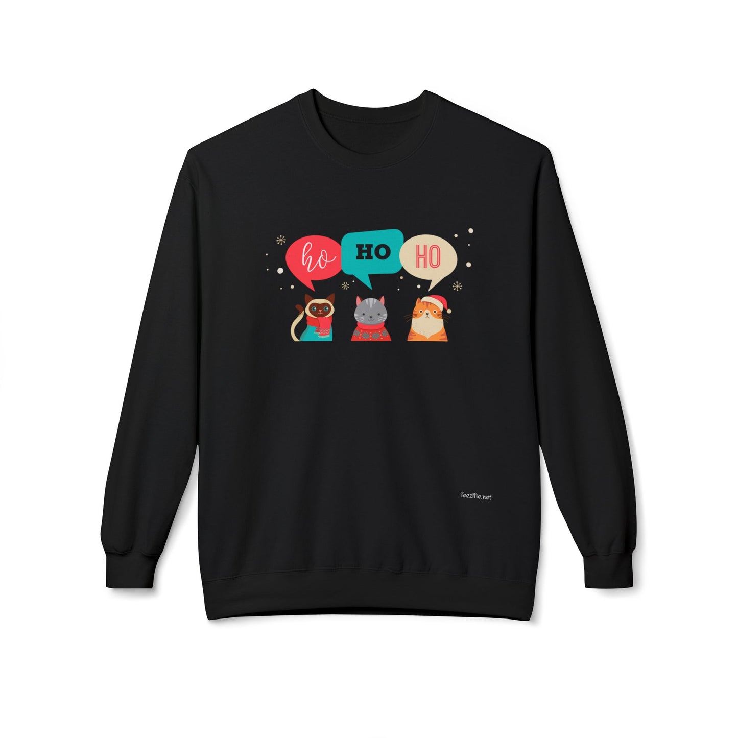Ho Ho Ho - Unisex Midweight Softstyle Fleece Crewneck Sweatshirt