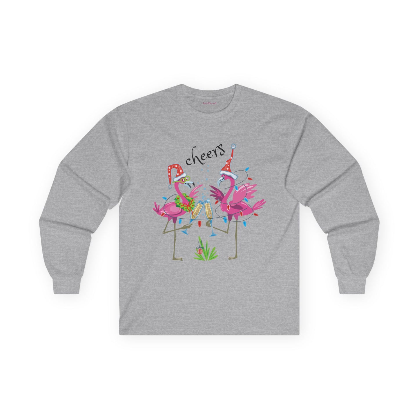 Flamingo cheers - Unisex Ultra Cotton Long Sleeve Tee