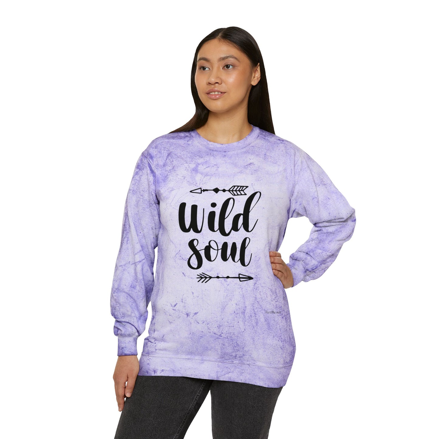 Wild Soul - Unisex Color Blast Crewneck Sweatshirt