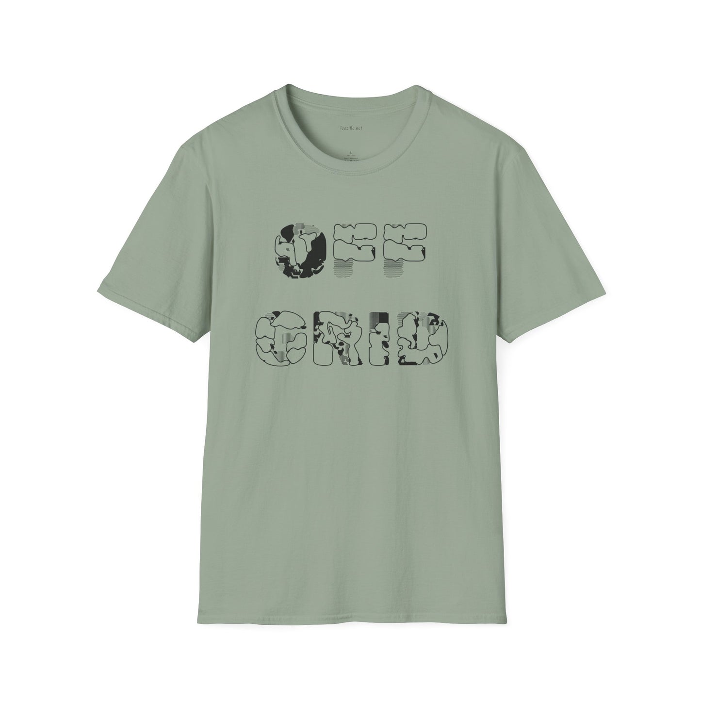 OFF GRID - Unisex Softstyle T-Shirt 100% Cotton Graphic