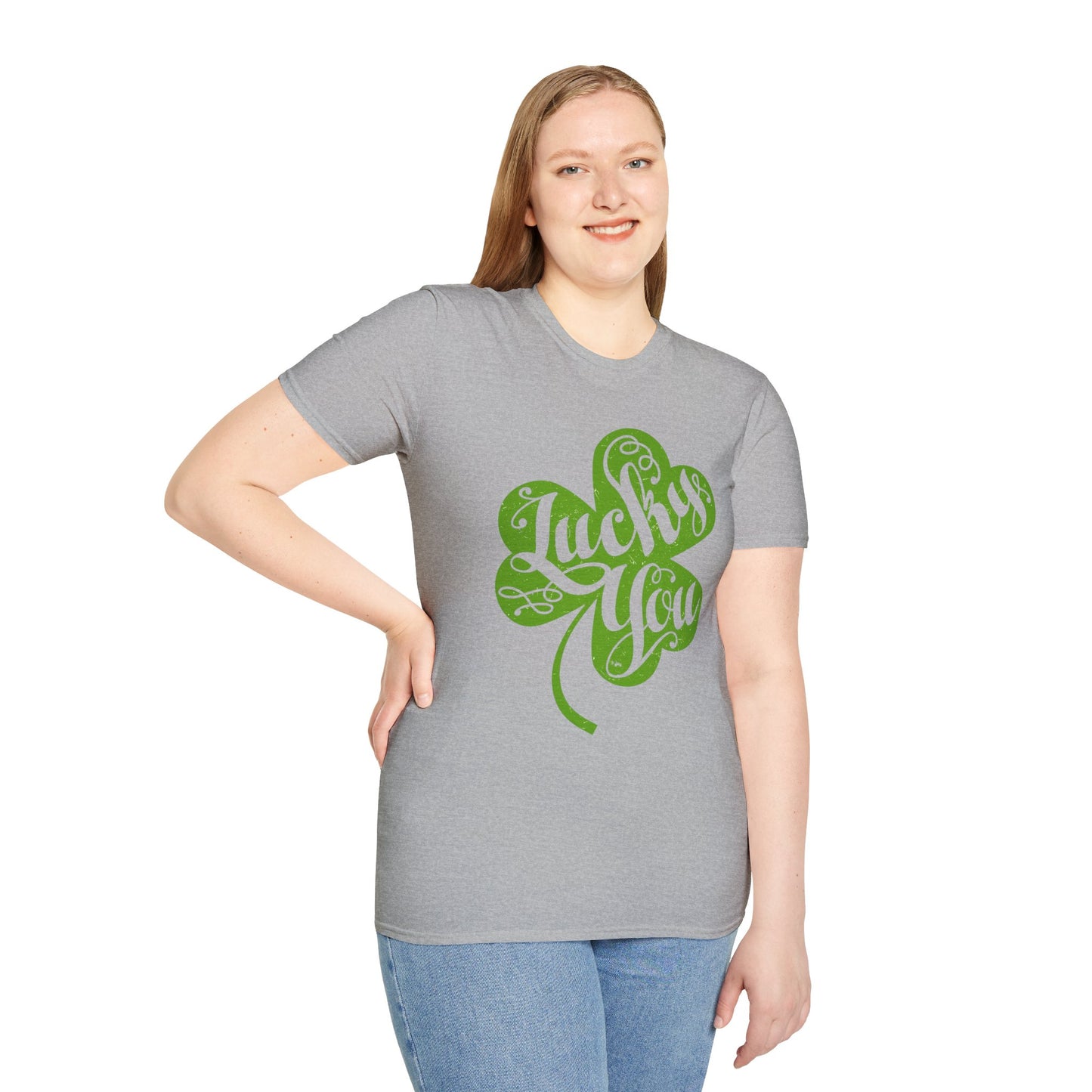 Lucky You - Unisex Softstyle T-Shirt 100% Cotton Graphic