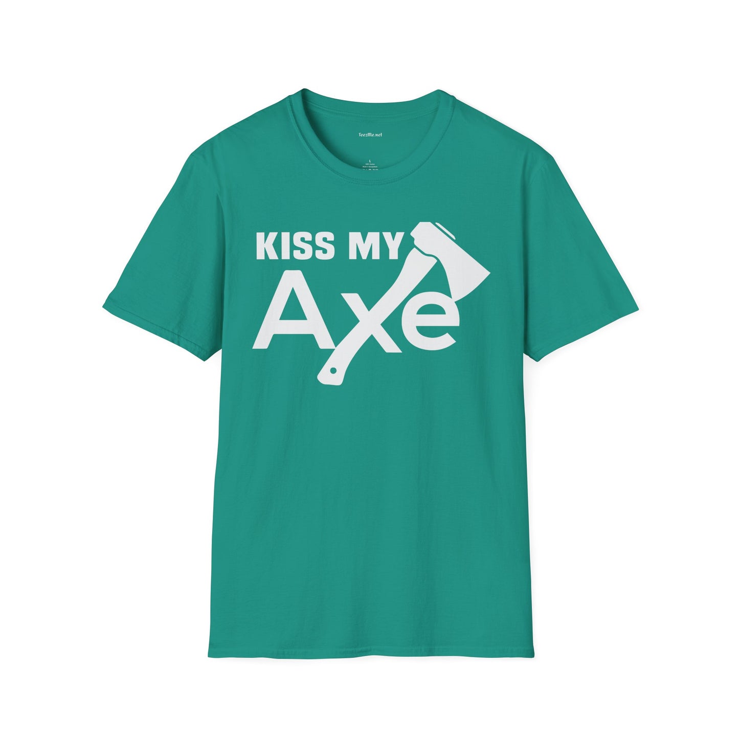 Kiss My Axe - Unisex Softstyle T-Shirt 100% Cotton Graphic
