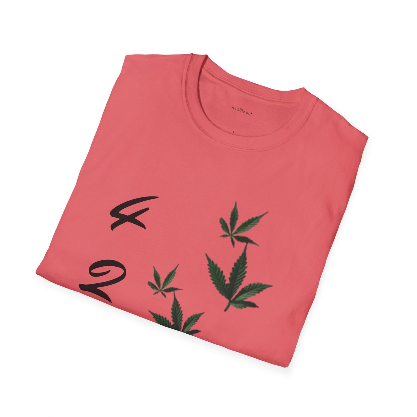 420 - Unisex Softstyle T-Shirt 100% Cotton Graphic #weed #cannabis