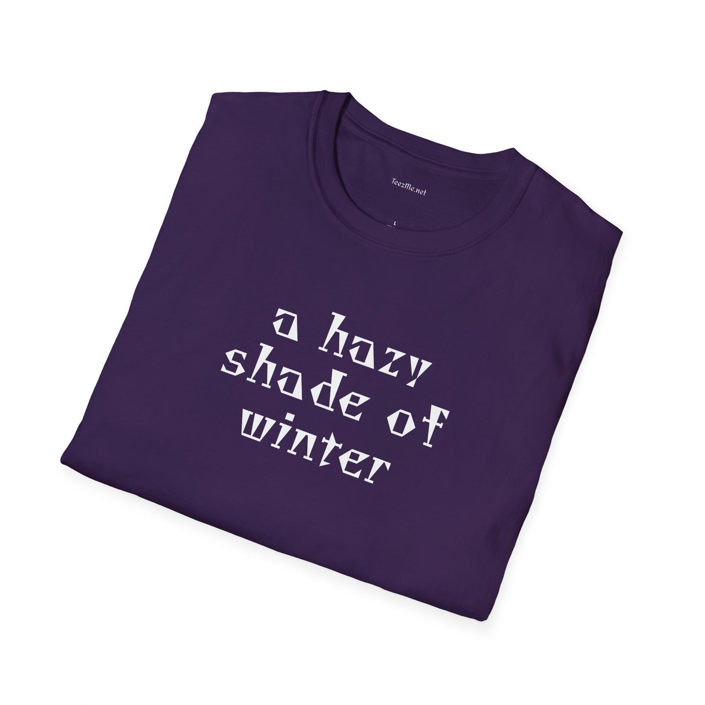 A hazy shade of winter - Unisex Softstyle T-Shirt 100% Cotton Graphic