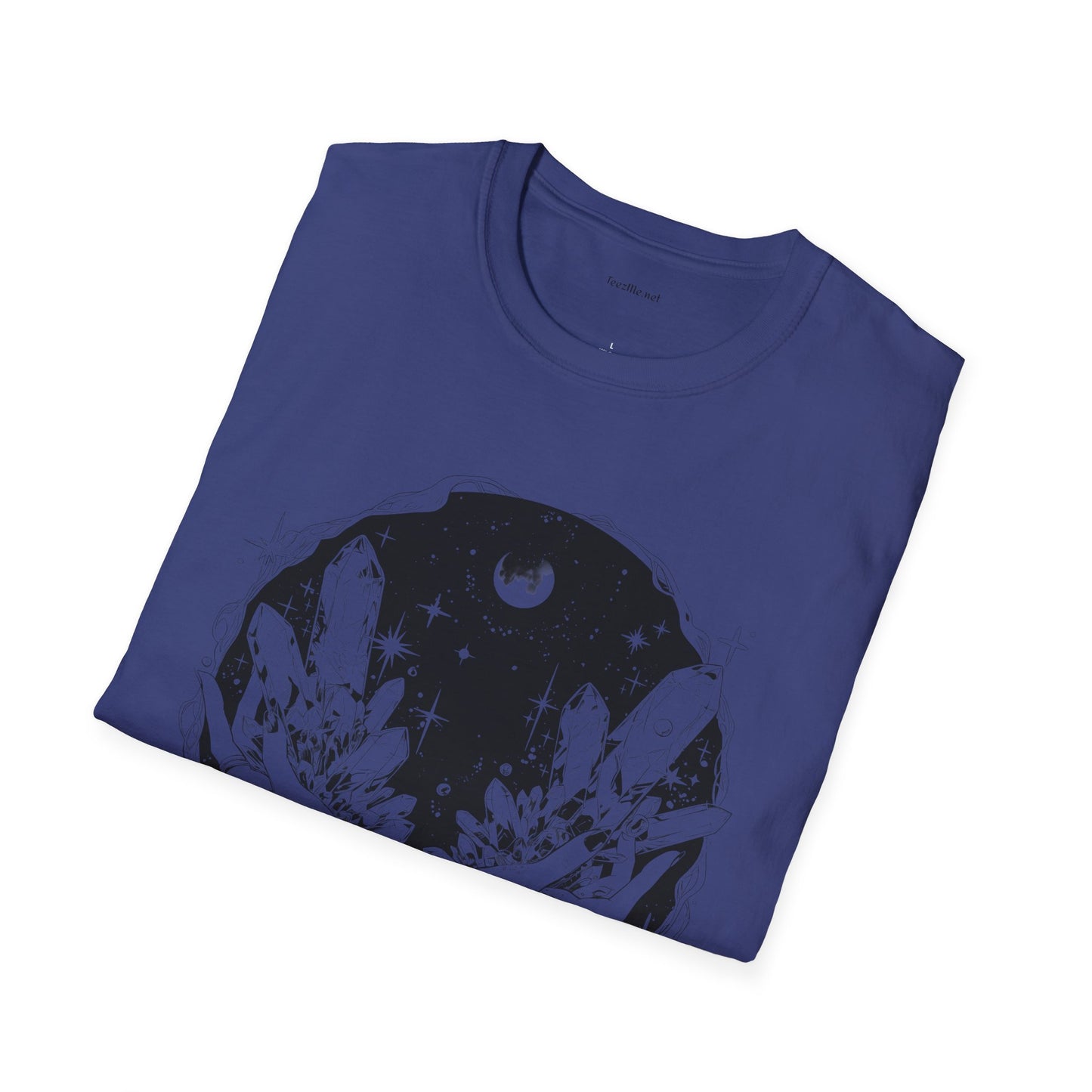 Crystal Moon Magic - Unisex Softstyle T-Shirt 100% Cotton Graphic