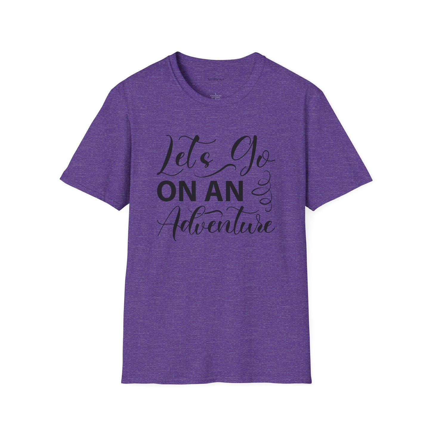 Let's Go On an Adventure Unisex Softstyle T-Shirt 100% Cotton Graphic