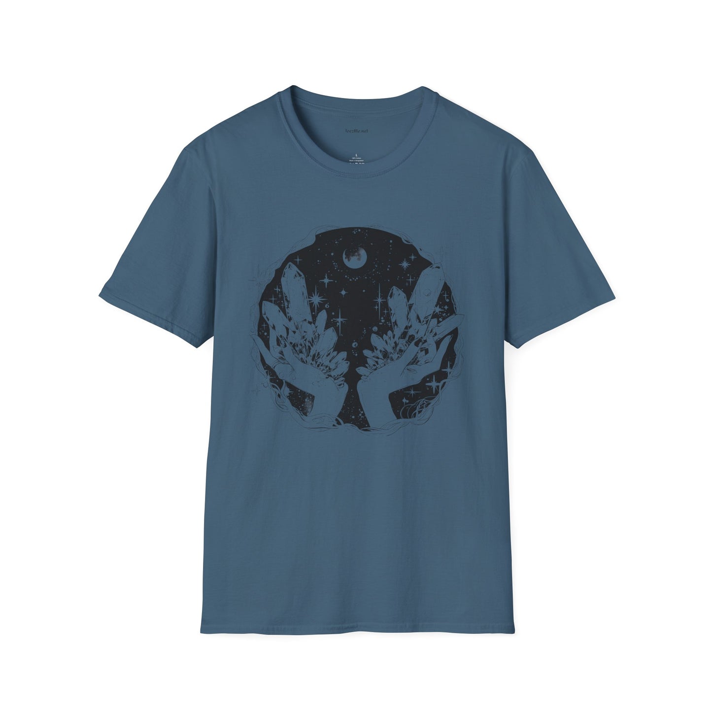 Crystal Moon Magic - Unisex Softstyle T-Shirt 100% Cotton Graphic