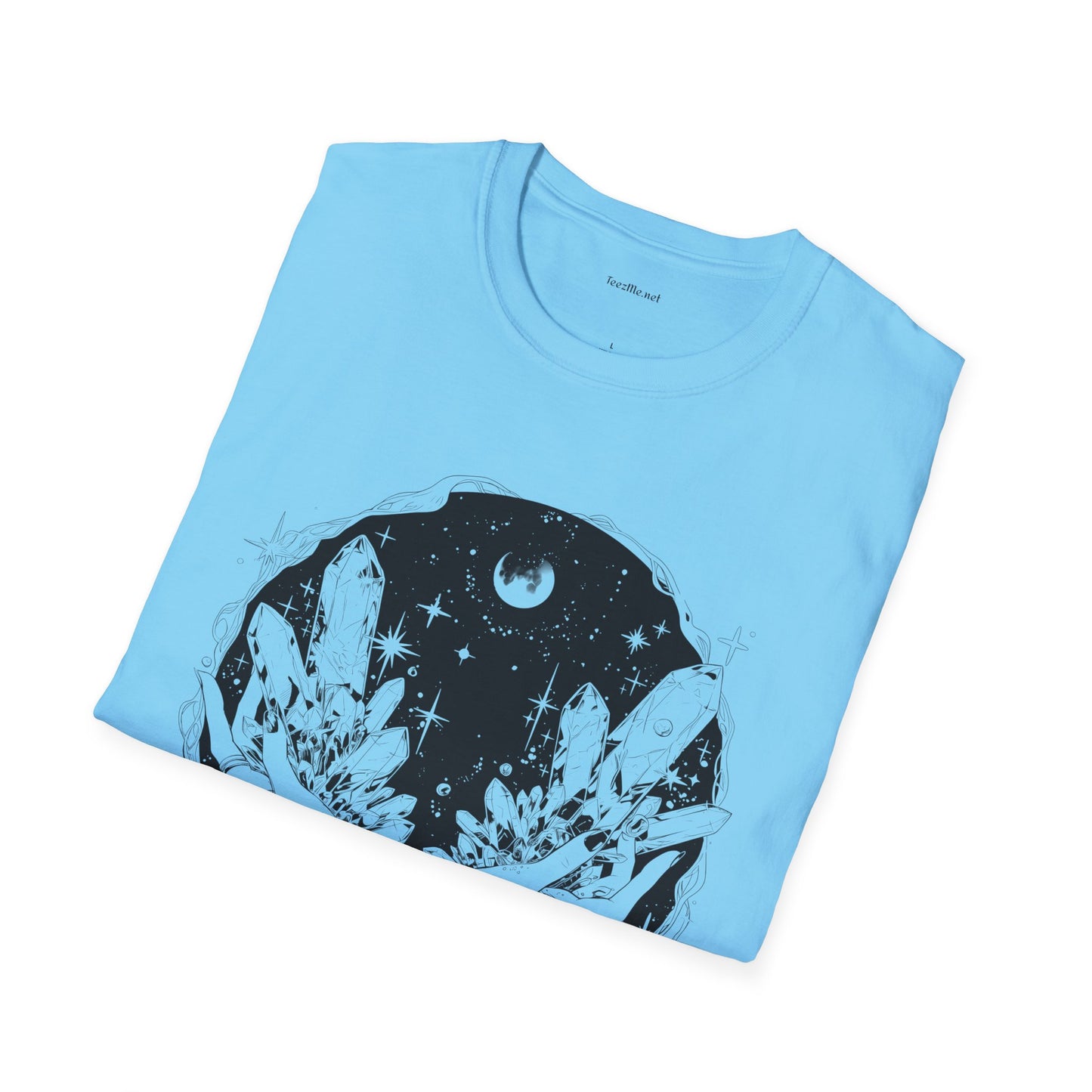 Crystal Moon Magic - Unisex Softstyle T-Shirt 100% Cotton Graphic