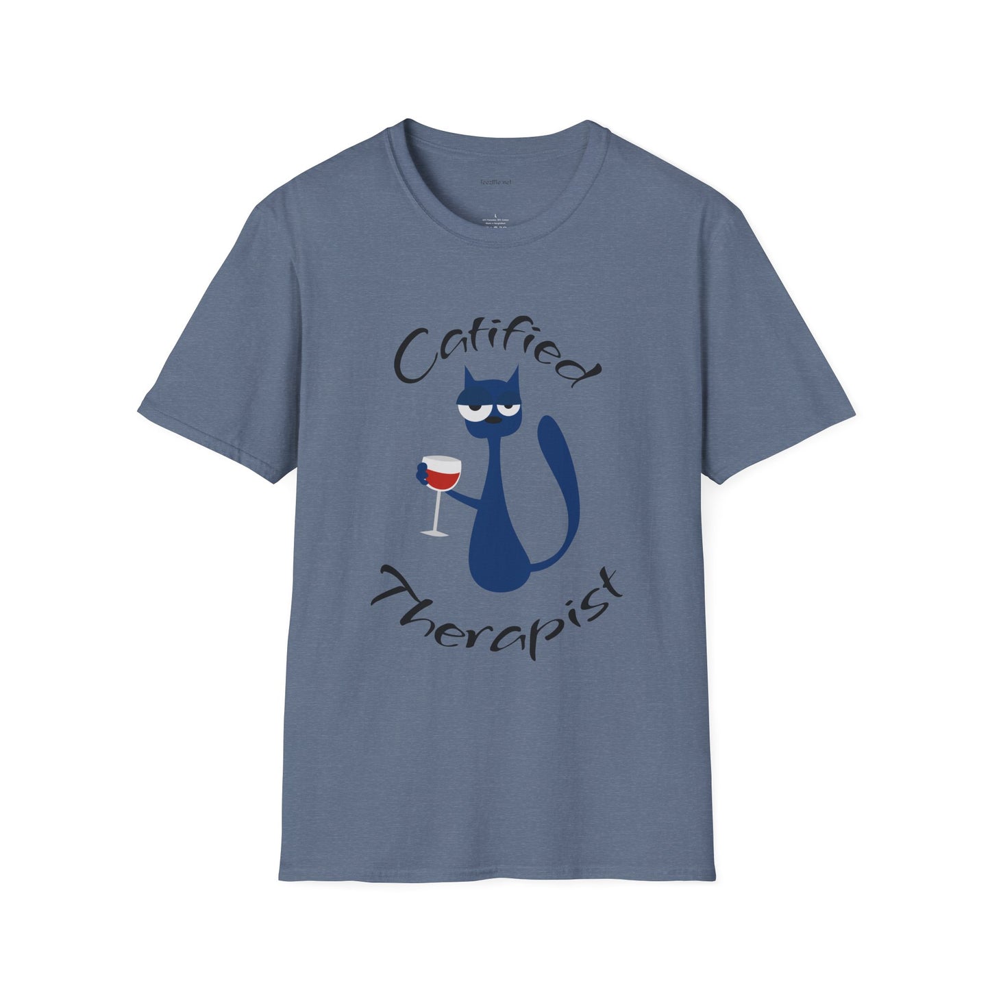 Catified Therapist - Unisex Softstyle T-Shirt 100% Cotton Graphic