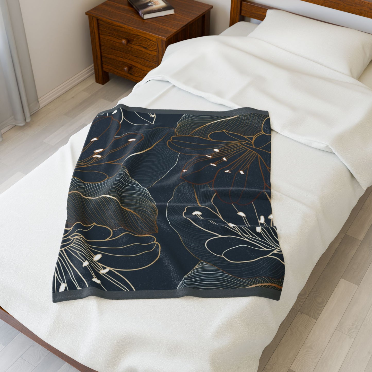 Tropical Escape Velveteen Plush Blanket