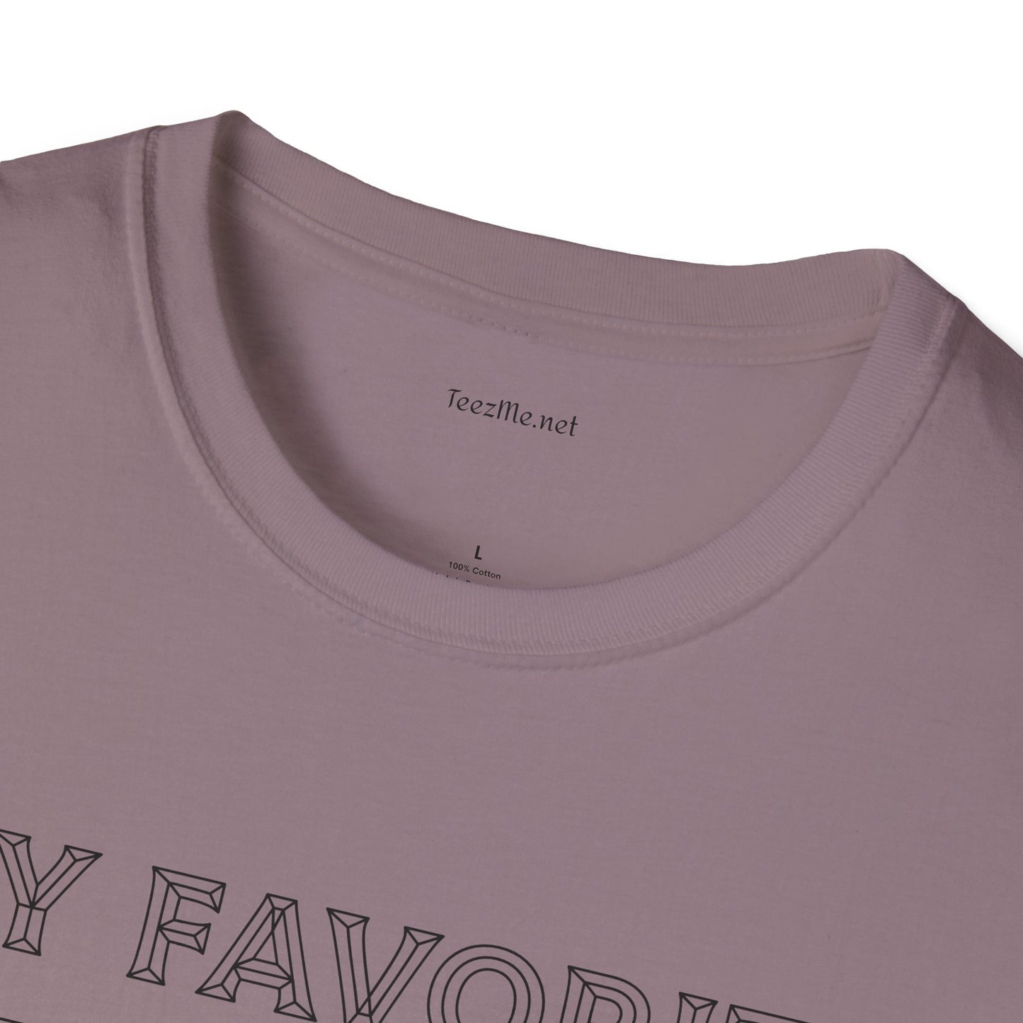 My favorite mistake - Unisex Softstyle T-Shirt 100% Cotton Graphic