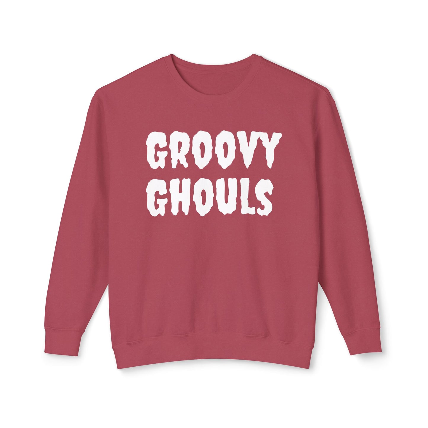 Groovy Ghouls - Unisex Lightweight Crewneck Sweatshirt