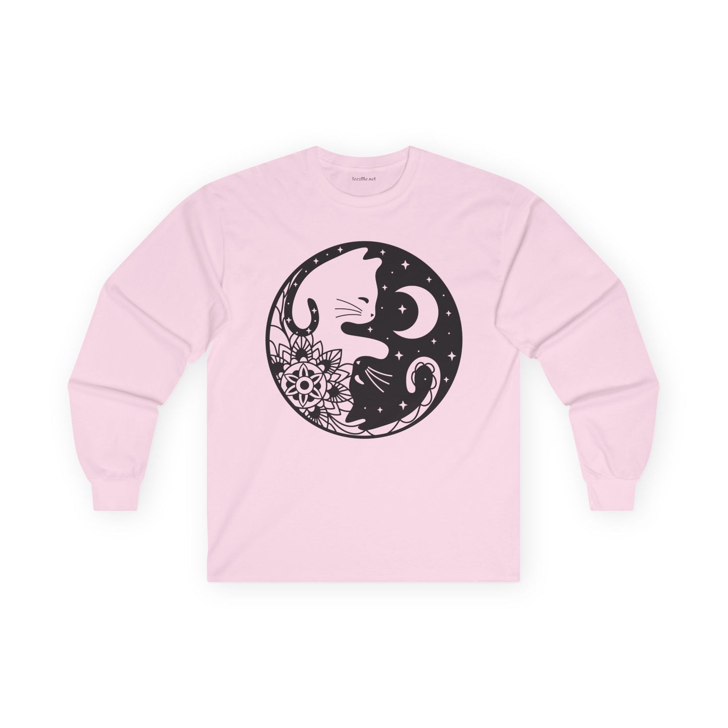 Yin Yang Cat02 Unisex Ultra Cotton Long Sleeve Tee