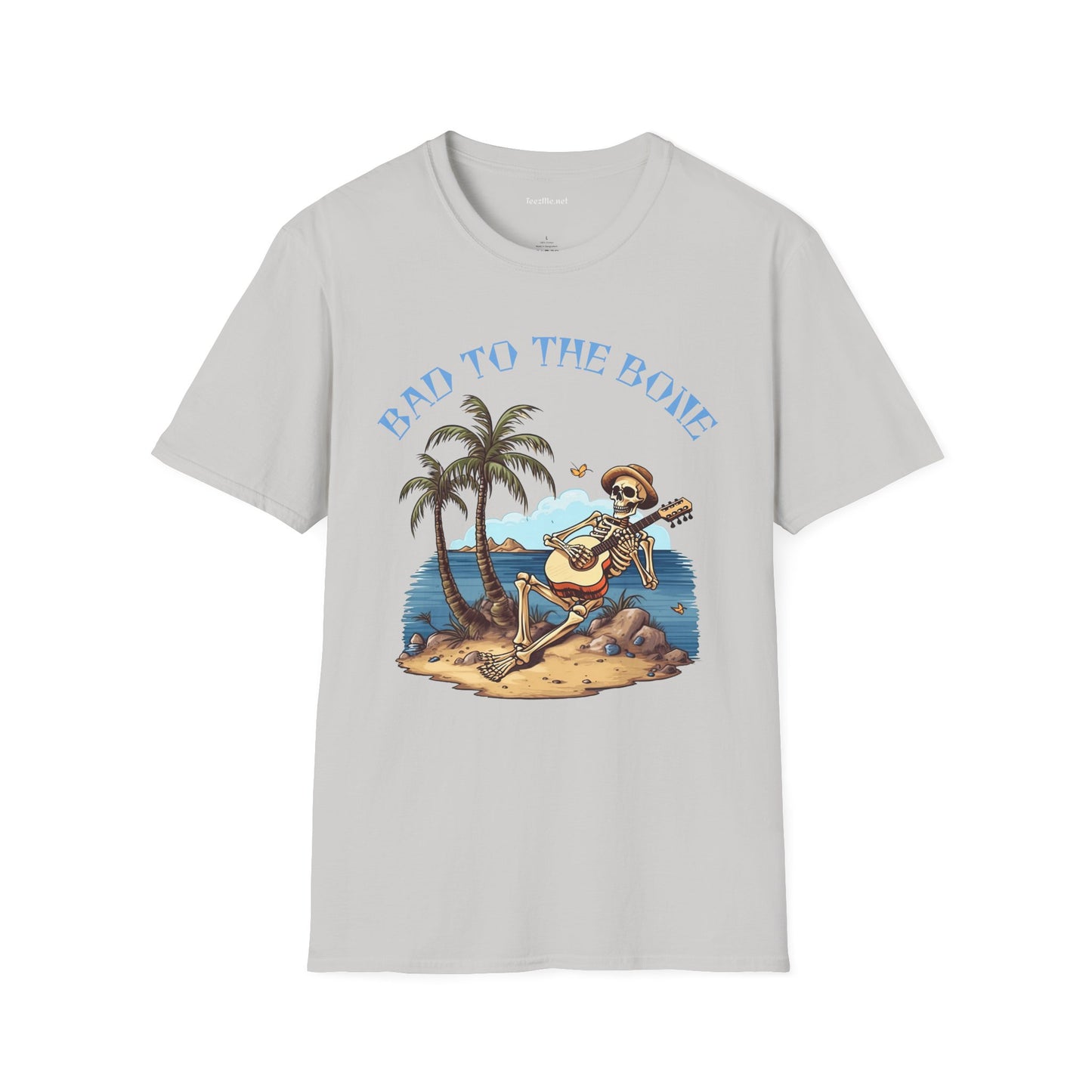 Bad to the Bone Unisex Softstyle T-Shirt 100% Cotton Graphic