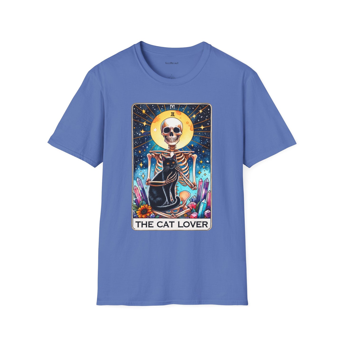 The Cat Lover Tarot Unisex Softstyle T-Shirt 100% Cotton Graphic