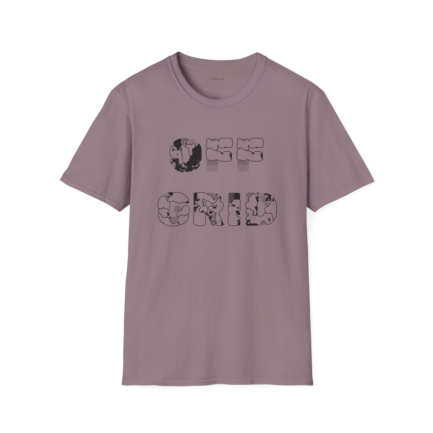 OFF GRID - Unisex Softstyle T-Shirt 100% Cotton Graphic
