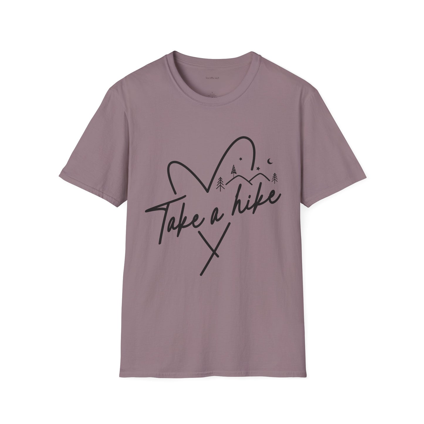 Take a Hike (black) - Unisex Softstyle T-Shirt 100% Cotton Graphic #weed #cannabis