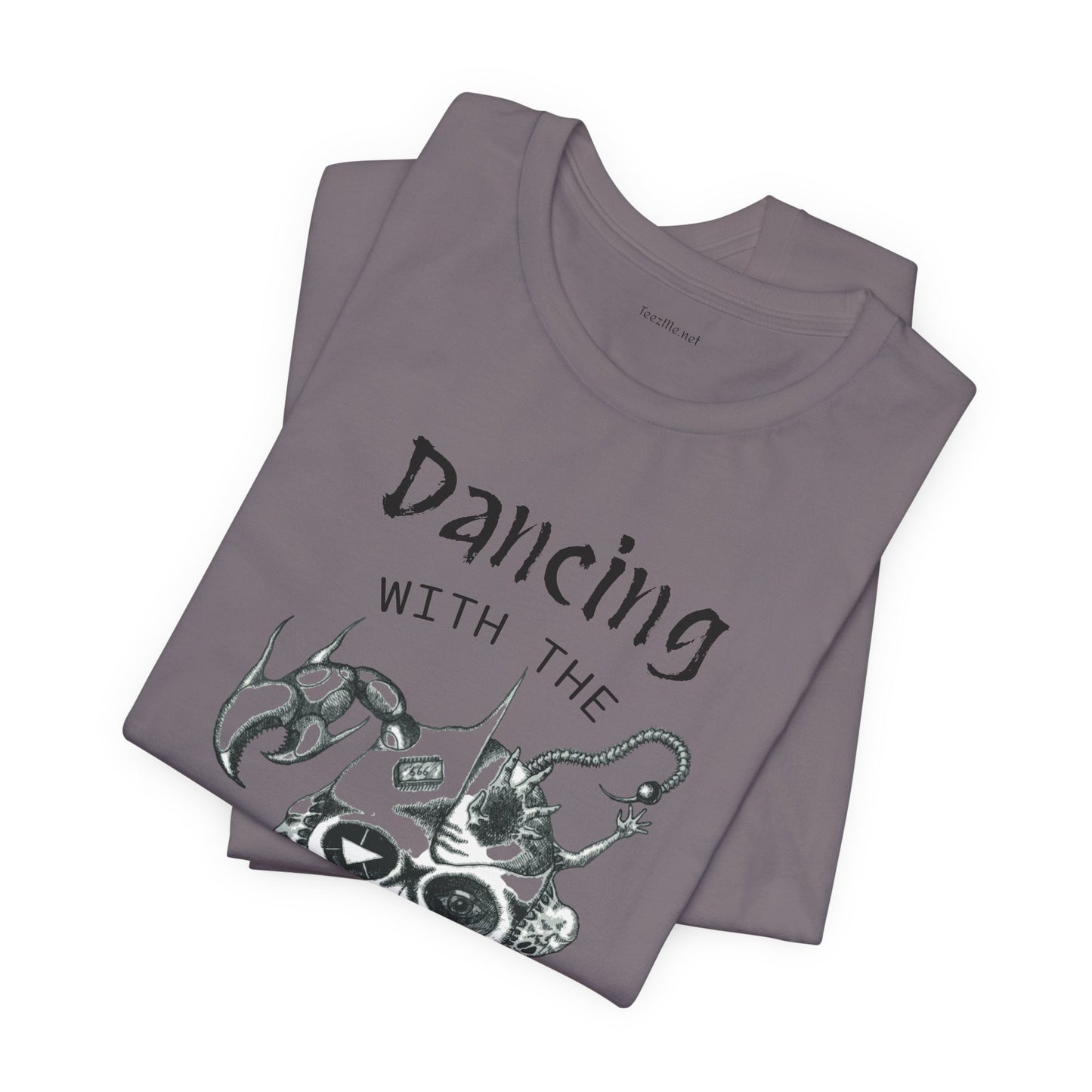 Dancing with the Devil (image) - Unisex Jersey Short Sleeve Tee