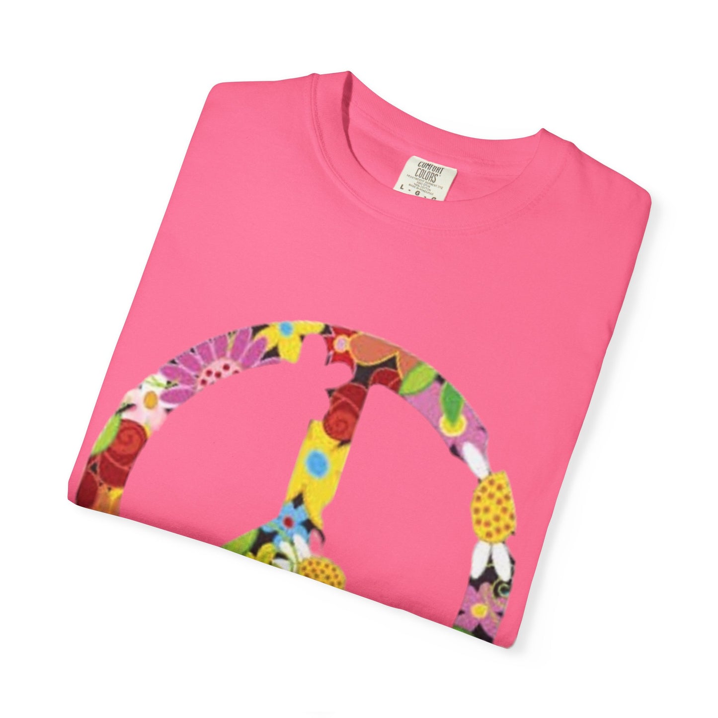 Peace Sign Unisex Garment-Dyed T-shirt