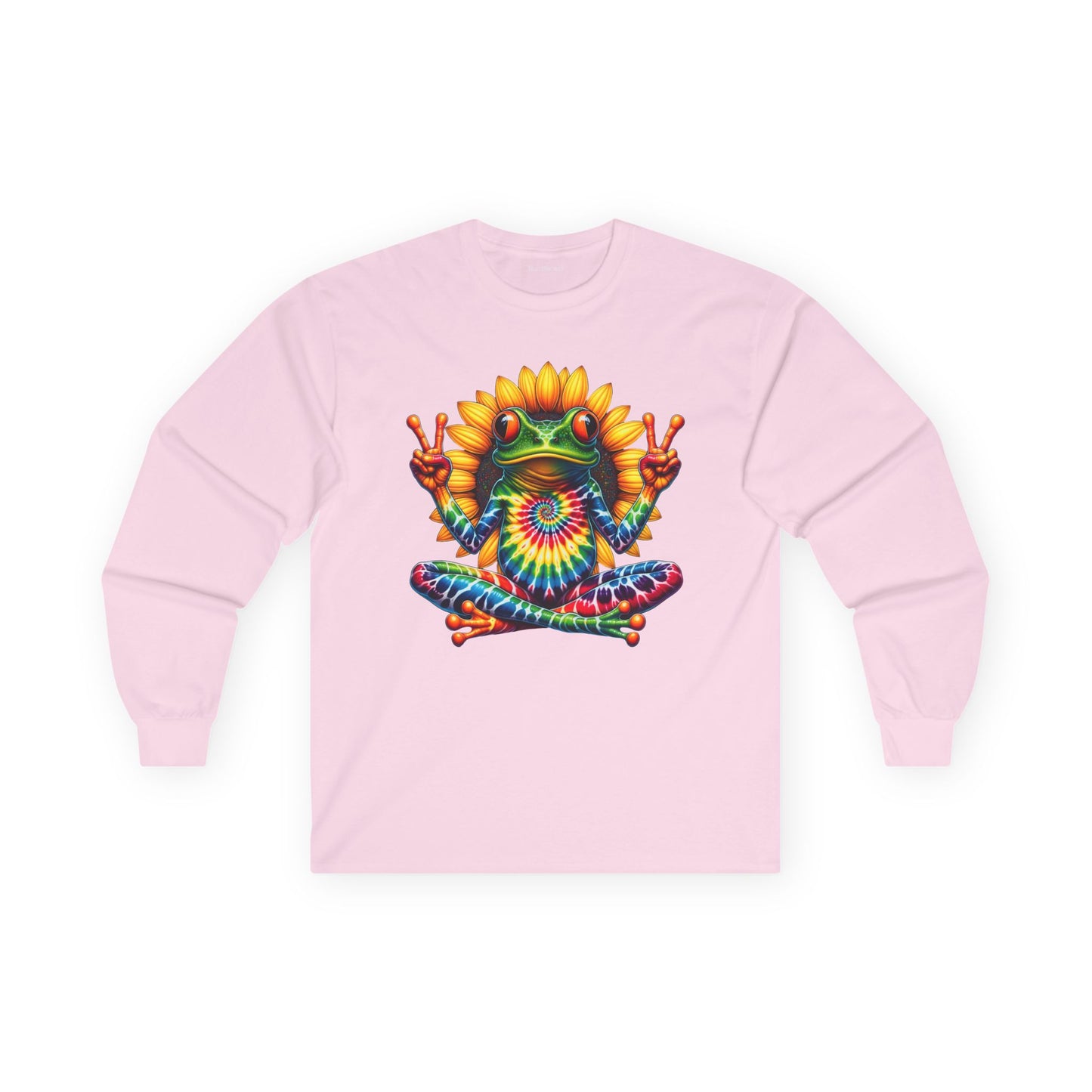 Peace Frog Tie-dye Unisex Ultra Cotton Long Sleeve Tee