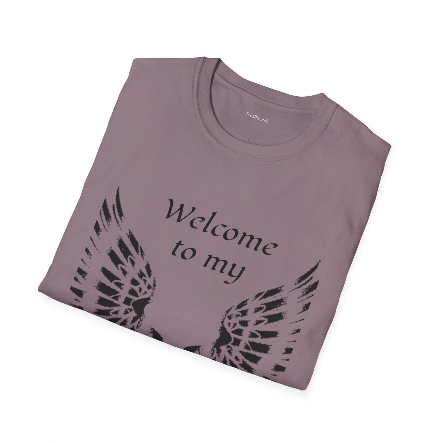 Welcome to my DARKSIDE - Unisex Softstyle T-Shirt 100% Cotton Graphic