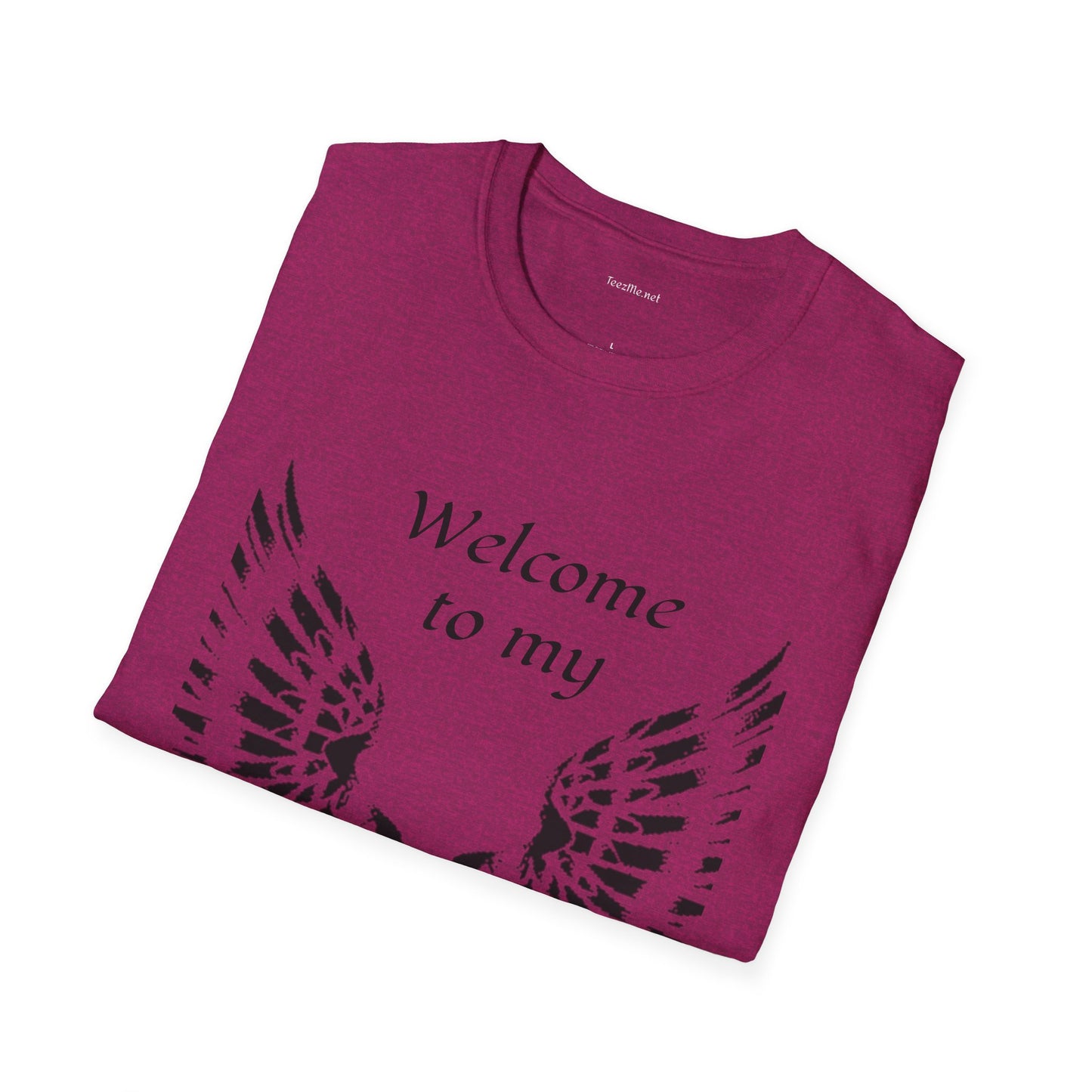 Welcome to my DARKSIDE - Unisex Softstyle T-Shirt 100% Cotton Graphic