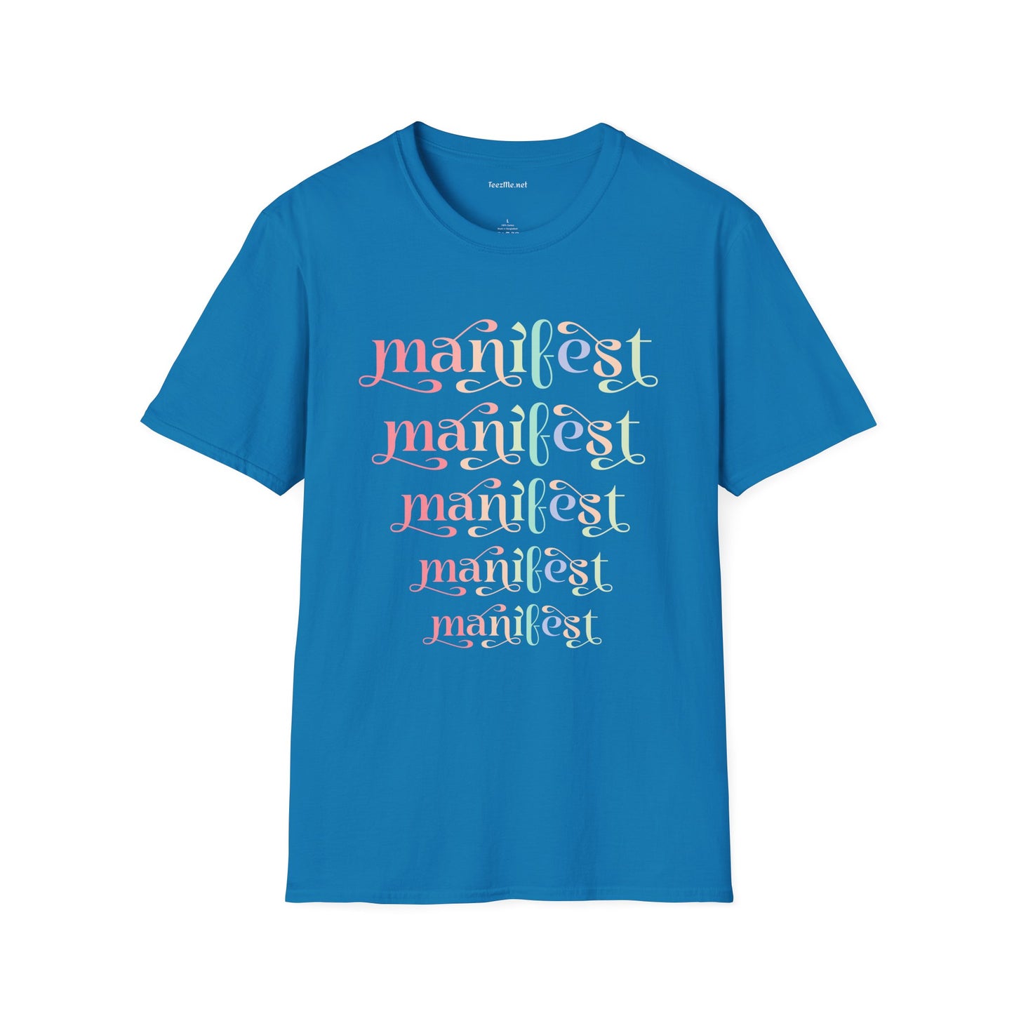 Manifest Unisex Softstyle T-Shirt 100% Cotton Graphic
