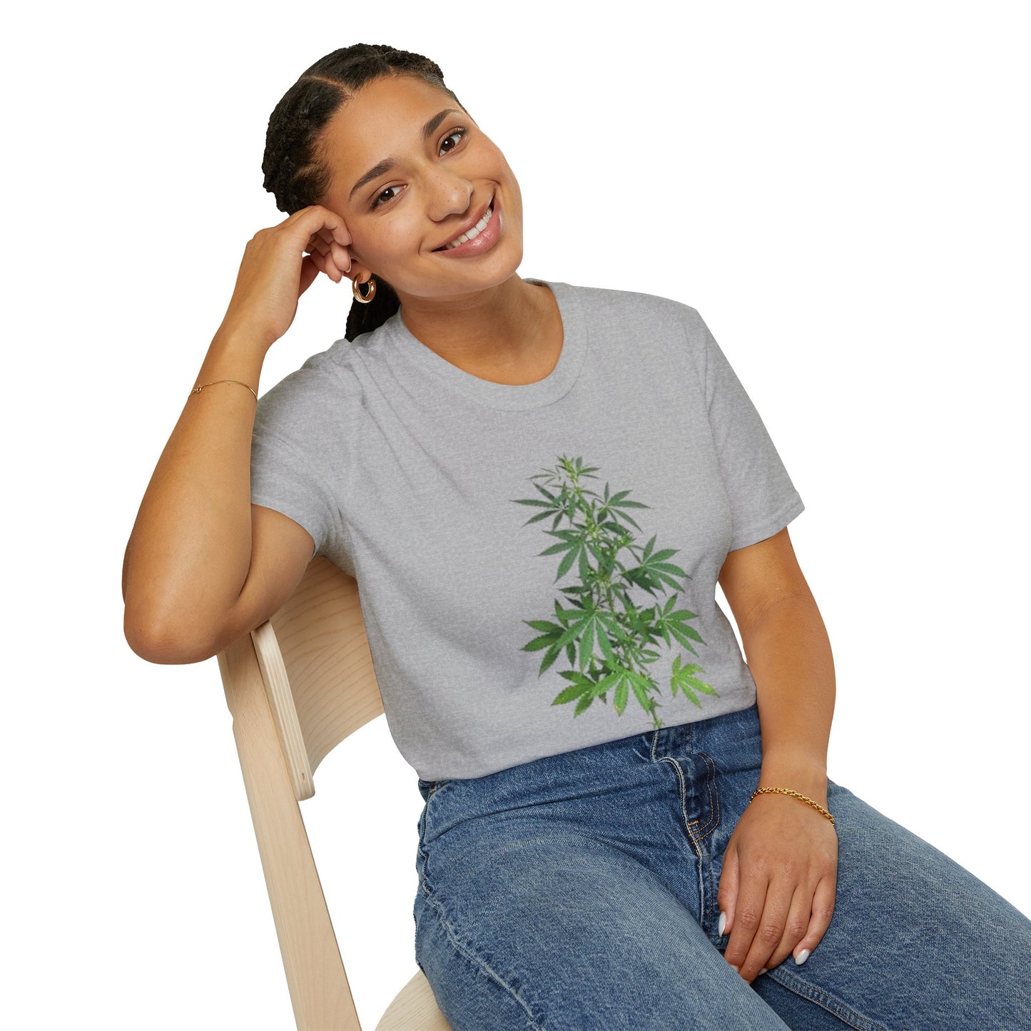Weed Plant - nisex Softstyle T-Shirt 100% Cotton Graphic