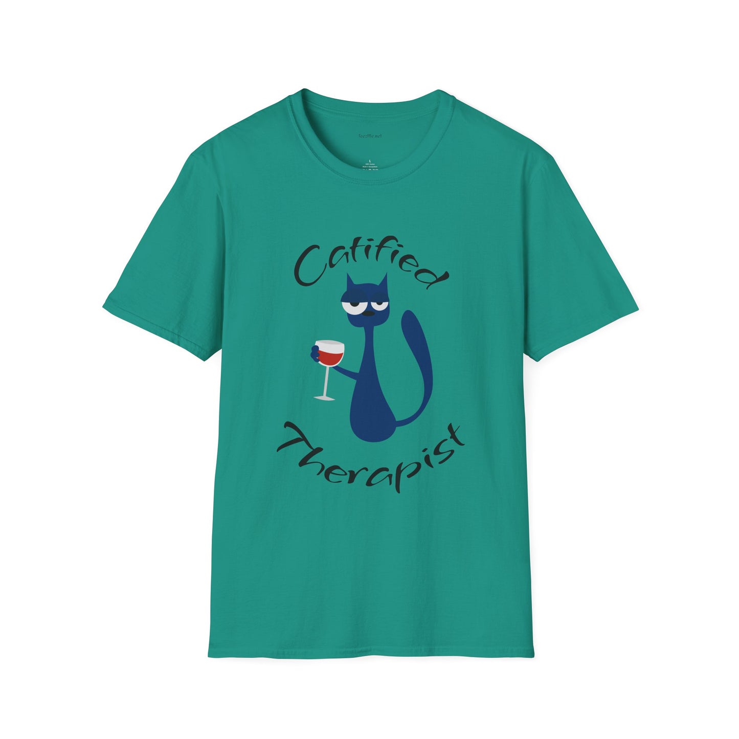 Catified Therapist - Unisex Softstyle T-Shirt 100% Cotton Graphic