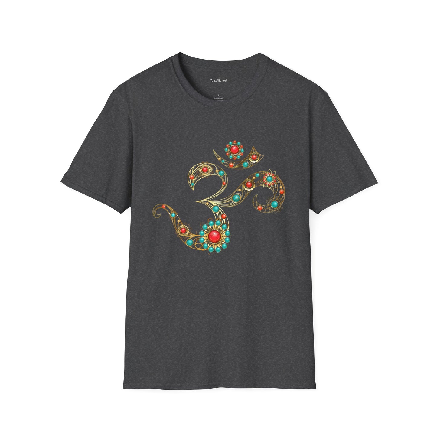Symbol of OM Unisex Softstyle T-Shirt 100% Cotton Graphic