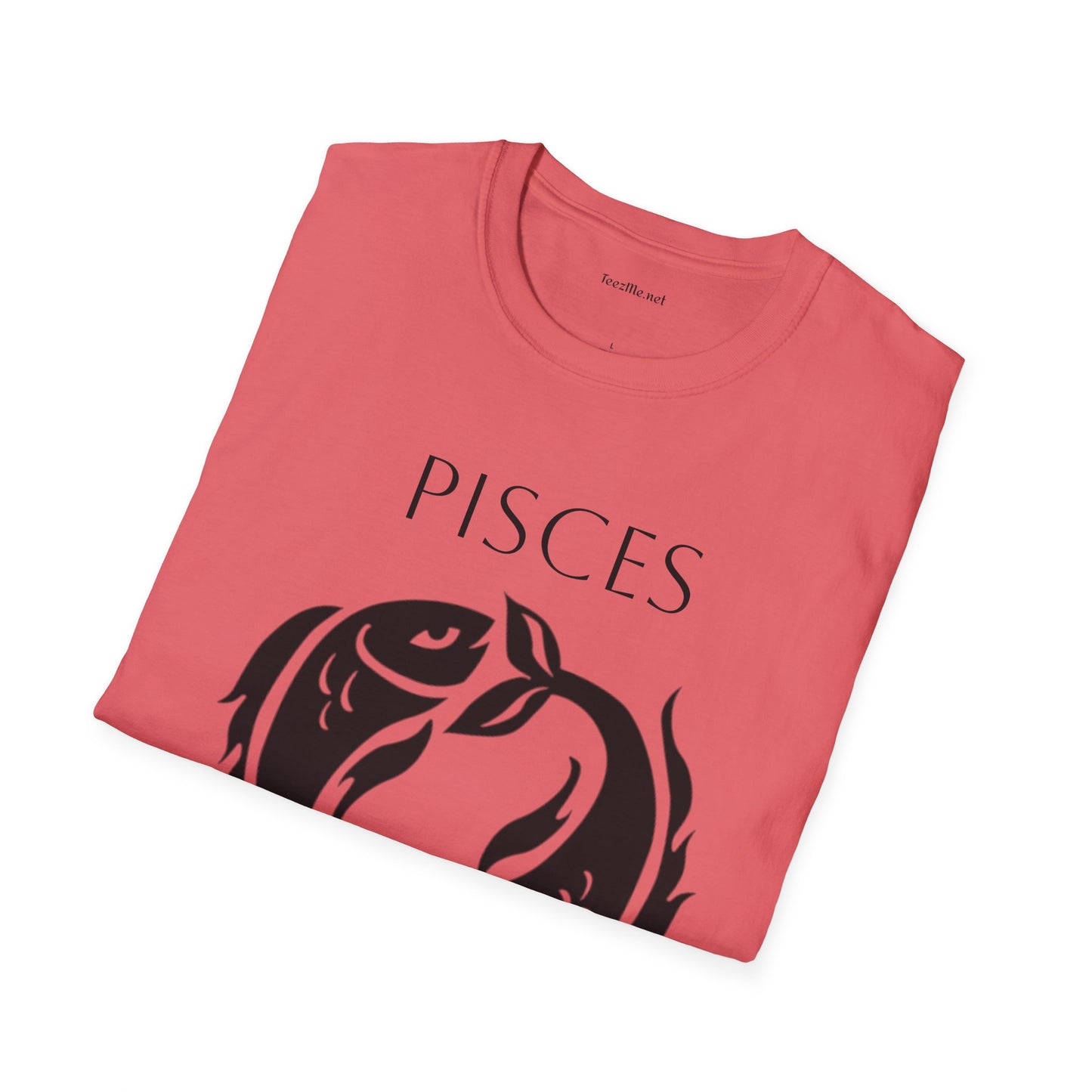 PISCES - Unisex Softstyle T-Shirt 100% Cotton Graphic