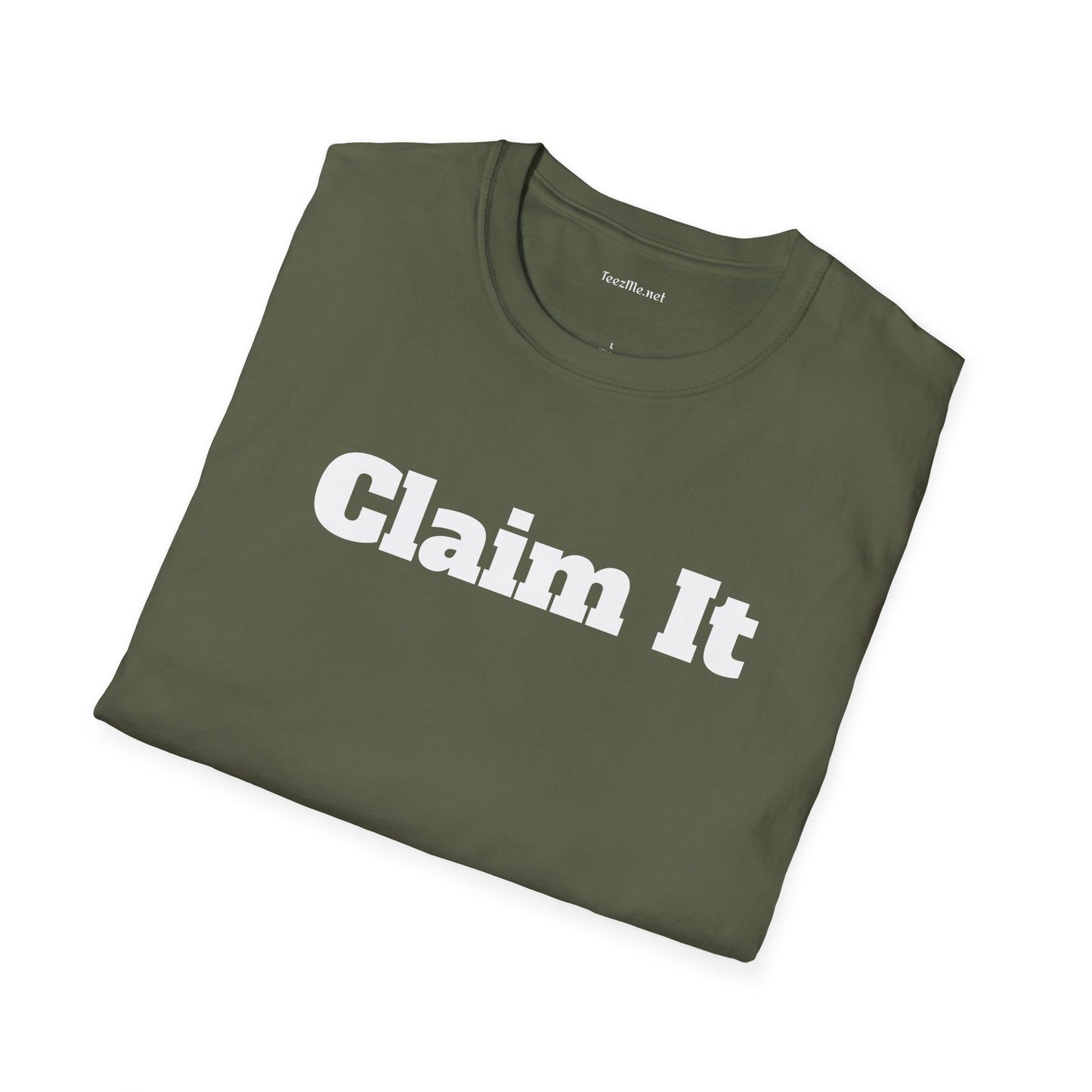 Claim It - Unisex Softstyle T-Shirt 100% Cotton Graphic