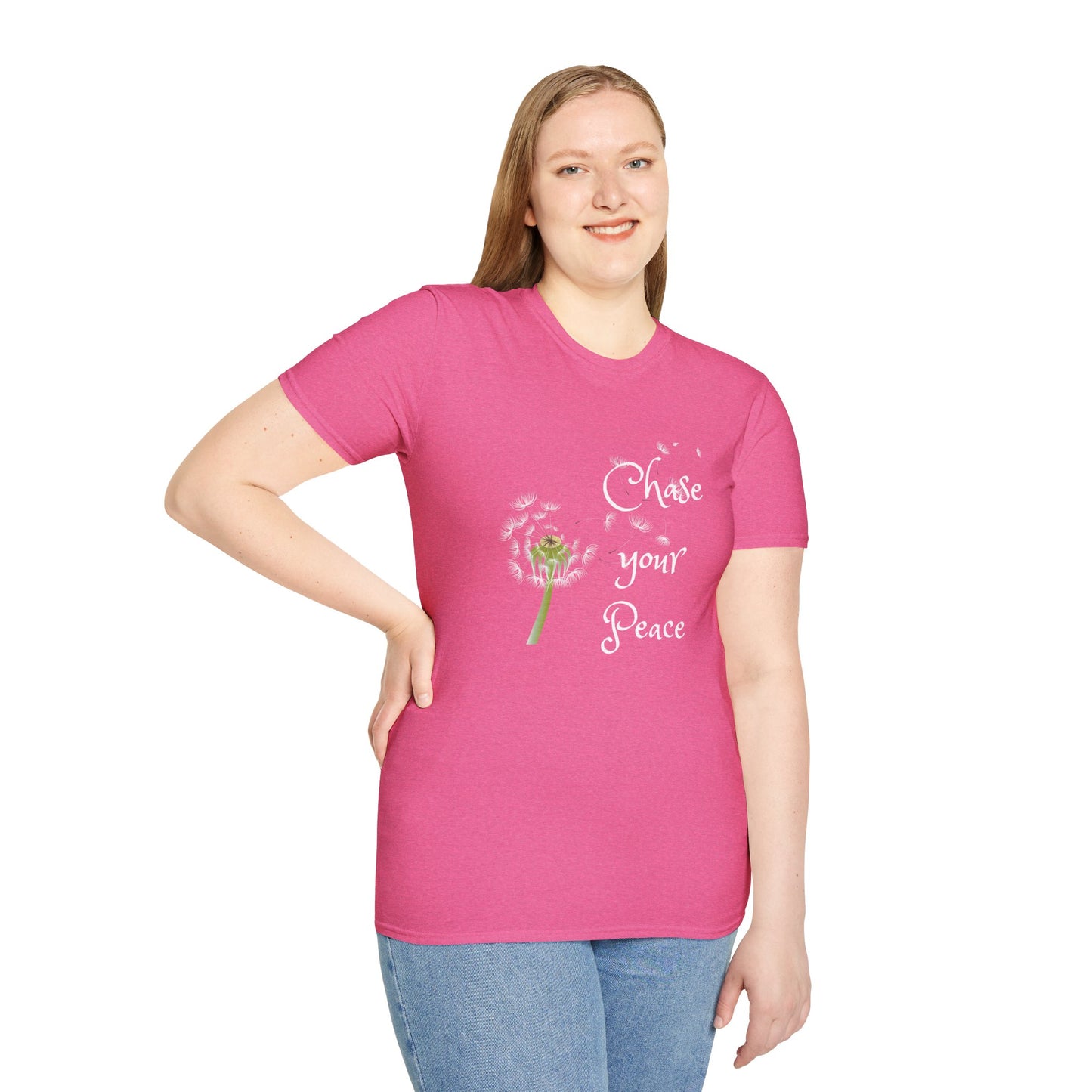 Chase your Peace - Unisex Softstyle T-Shirt 100% Cotton Graphic