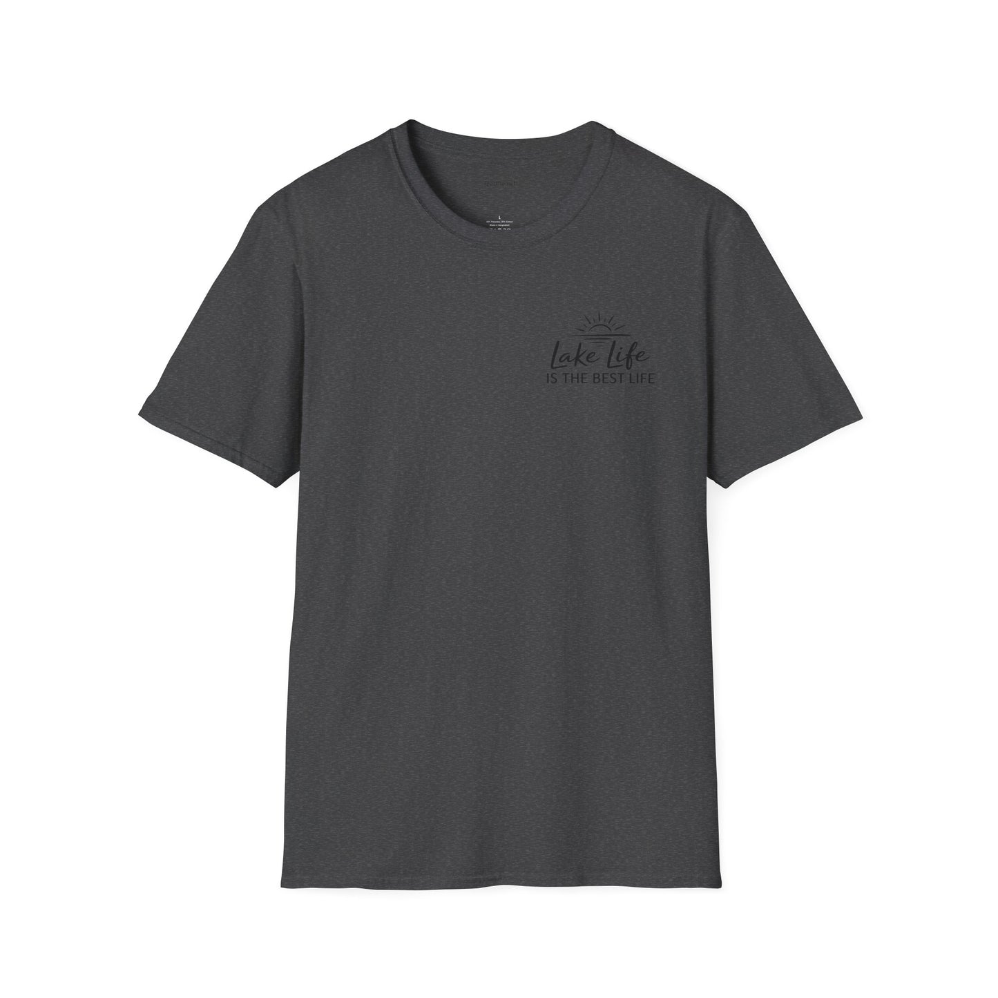 Lake Life Best Life - Unisex Softstyle T-Shirt 100% Cotton Graphic