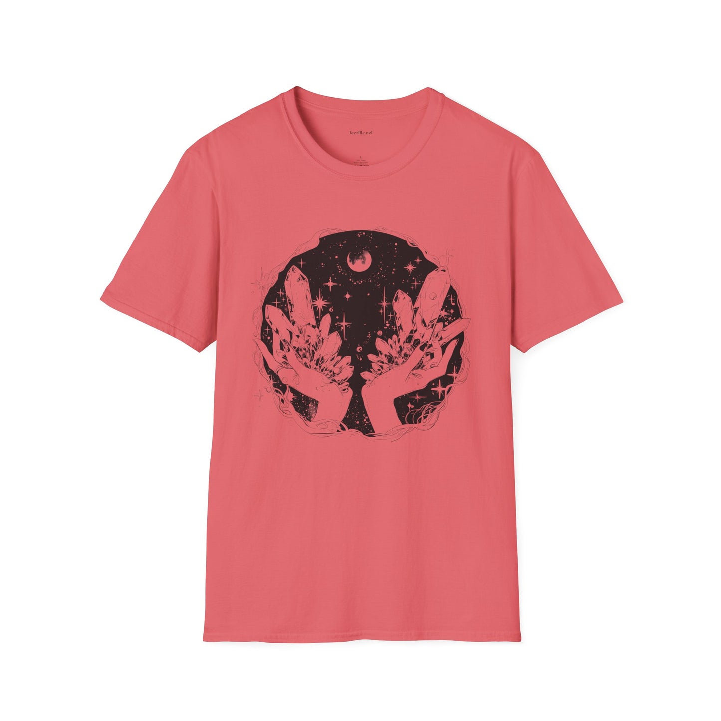 Crystal Moon Magic - Unisex Softstyle T-Shirt 100% Cotton Graphic
