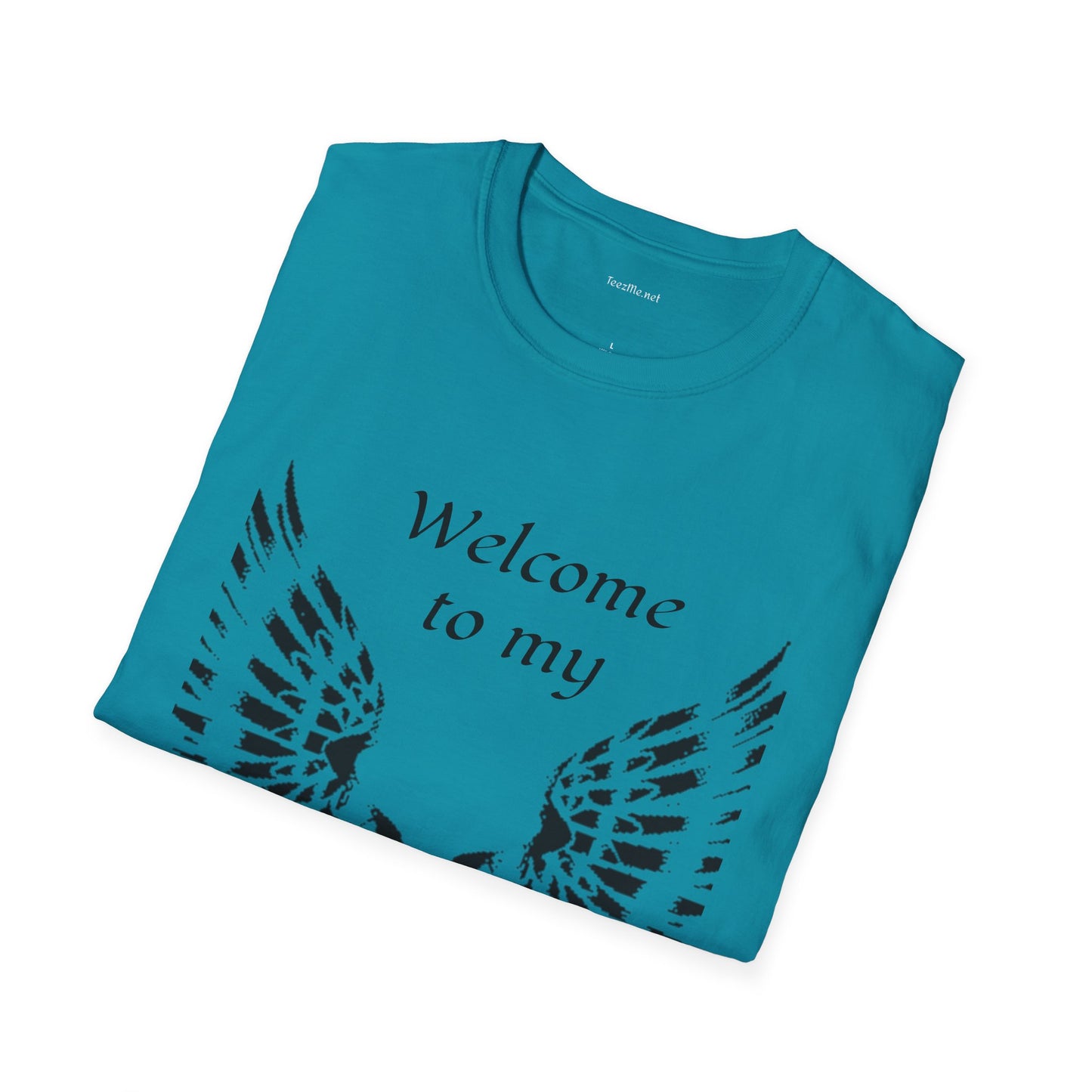 Welcome to my DARKSIDE - Unisex Softstyle T-Shirt 100% Cotton Graphic