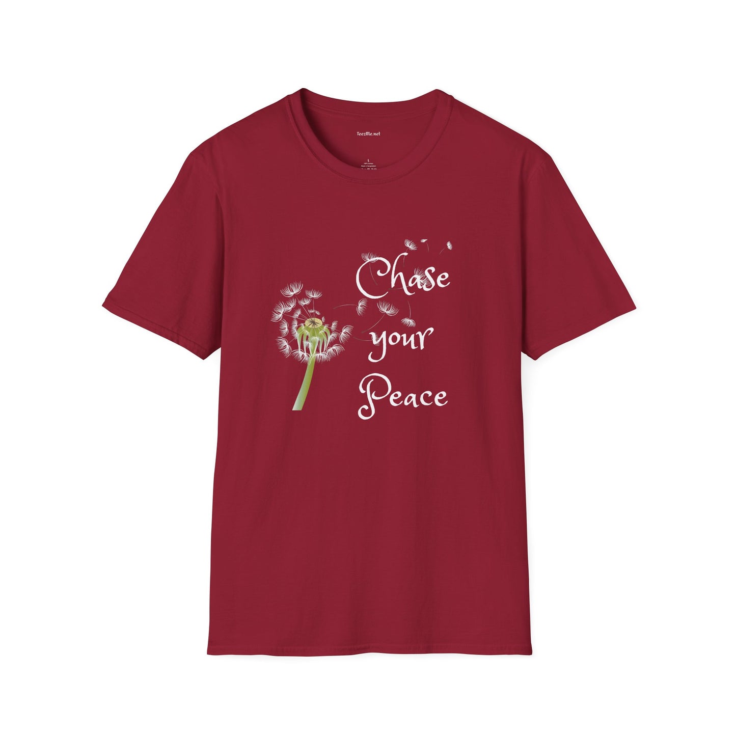 Chase your Peace - Unisex Softstyle T-Shirt 100% Cotton Graphic