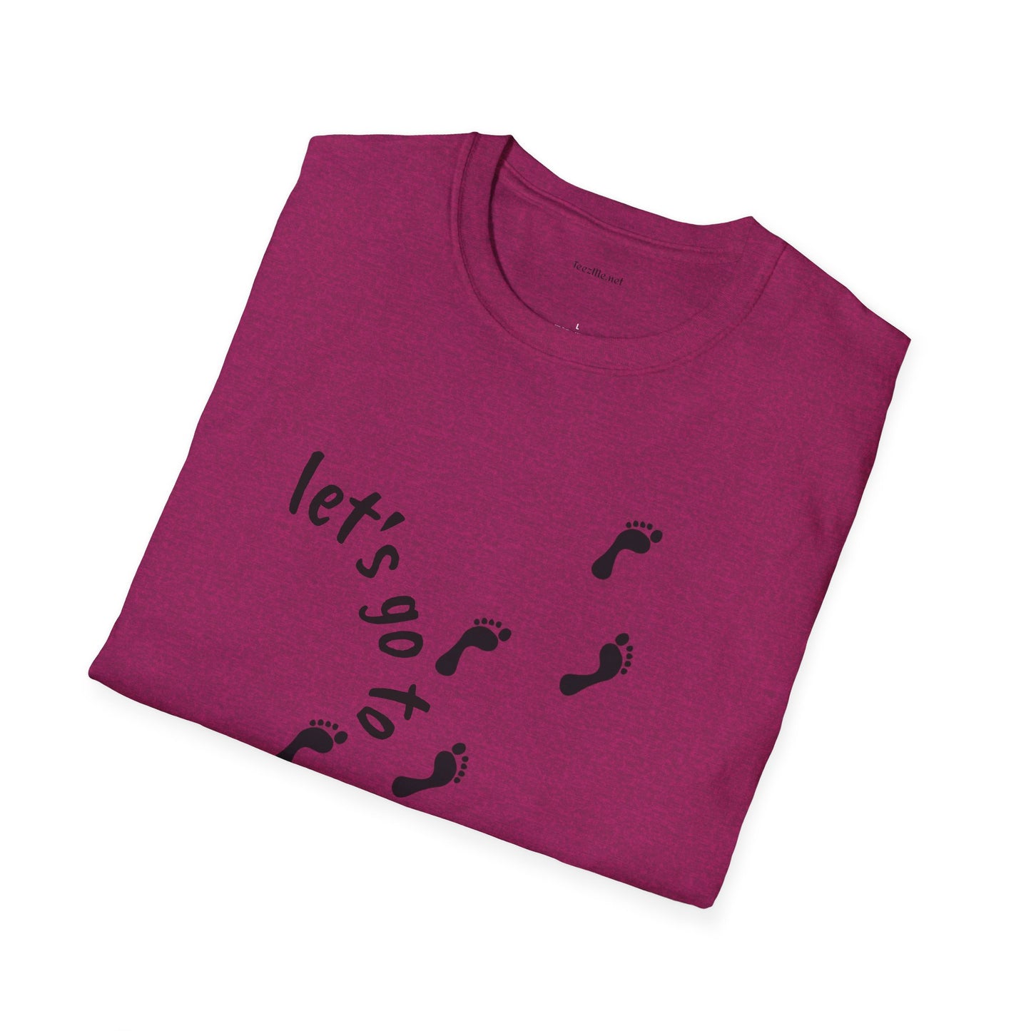 Let's go to the beach - Unisex Softstyle T-Shirt 100% Cotton Graphic