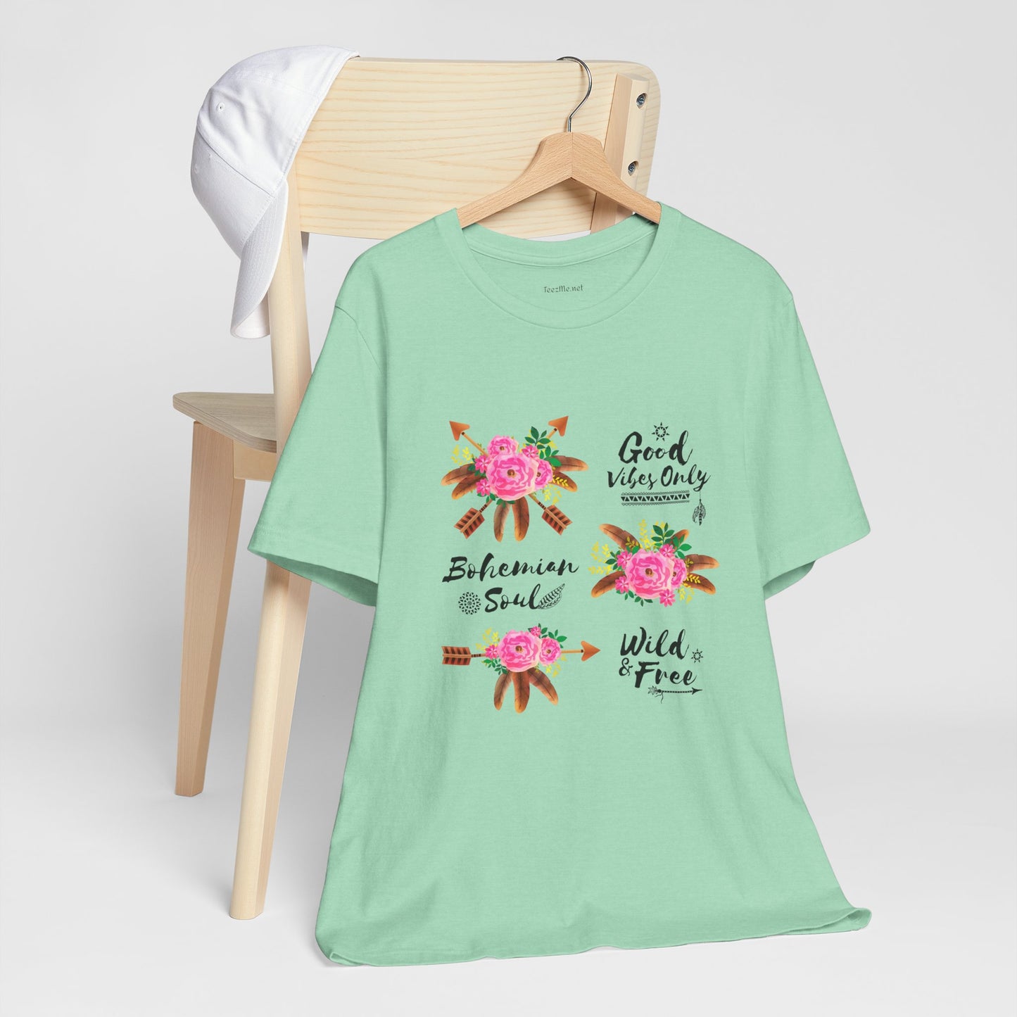 Wild & Free - Unisex Jersey Short Sleeve Tee #BOHO