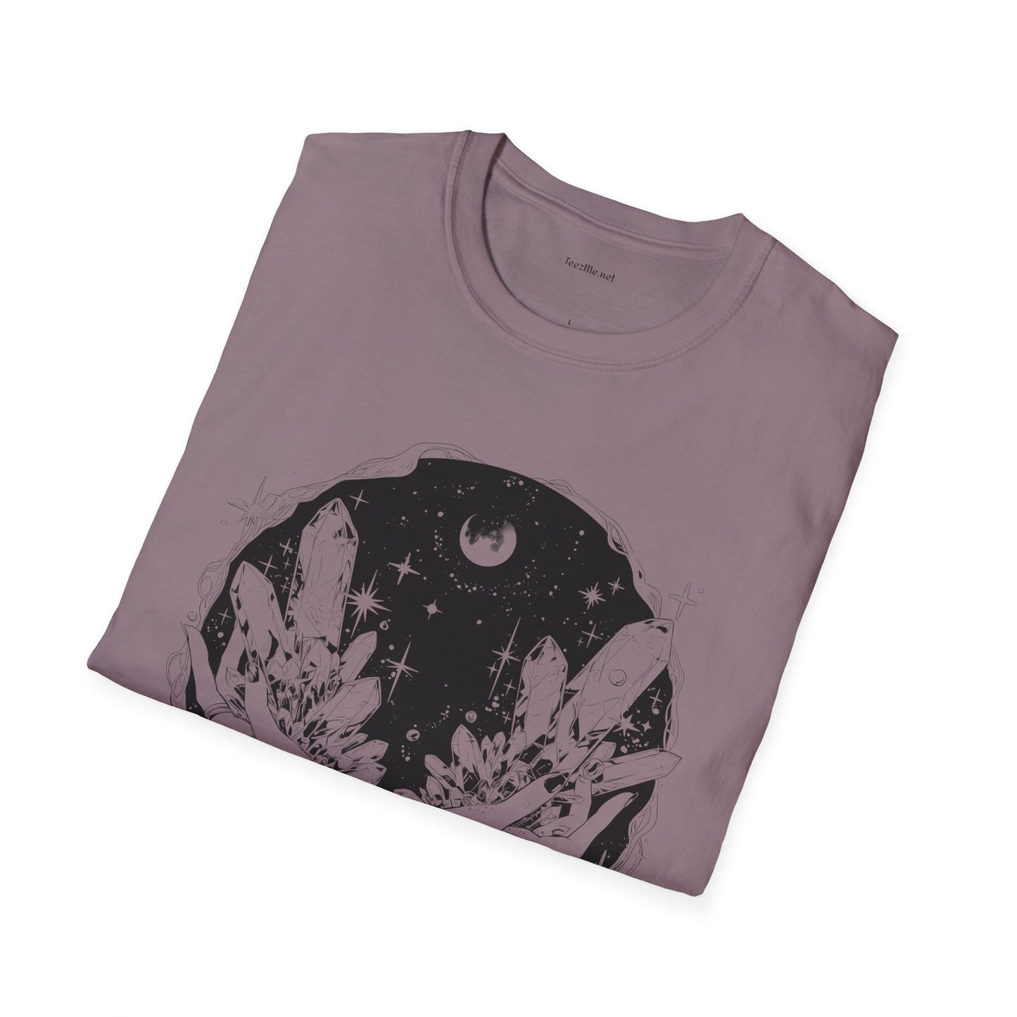 Crystal Moon Magic - Unisex Softstyle T-Shirt 100% Cotton Graphic