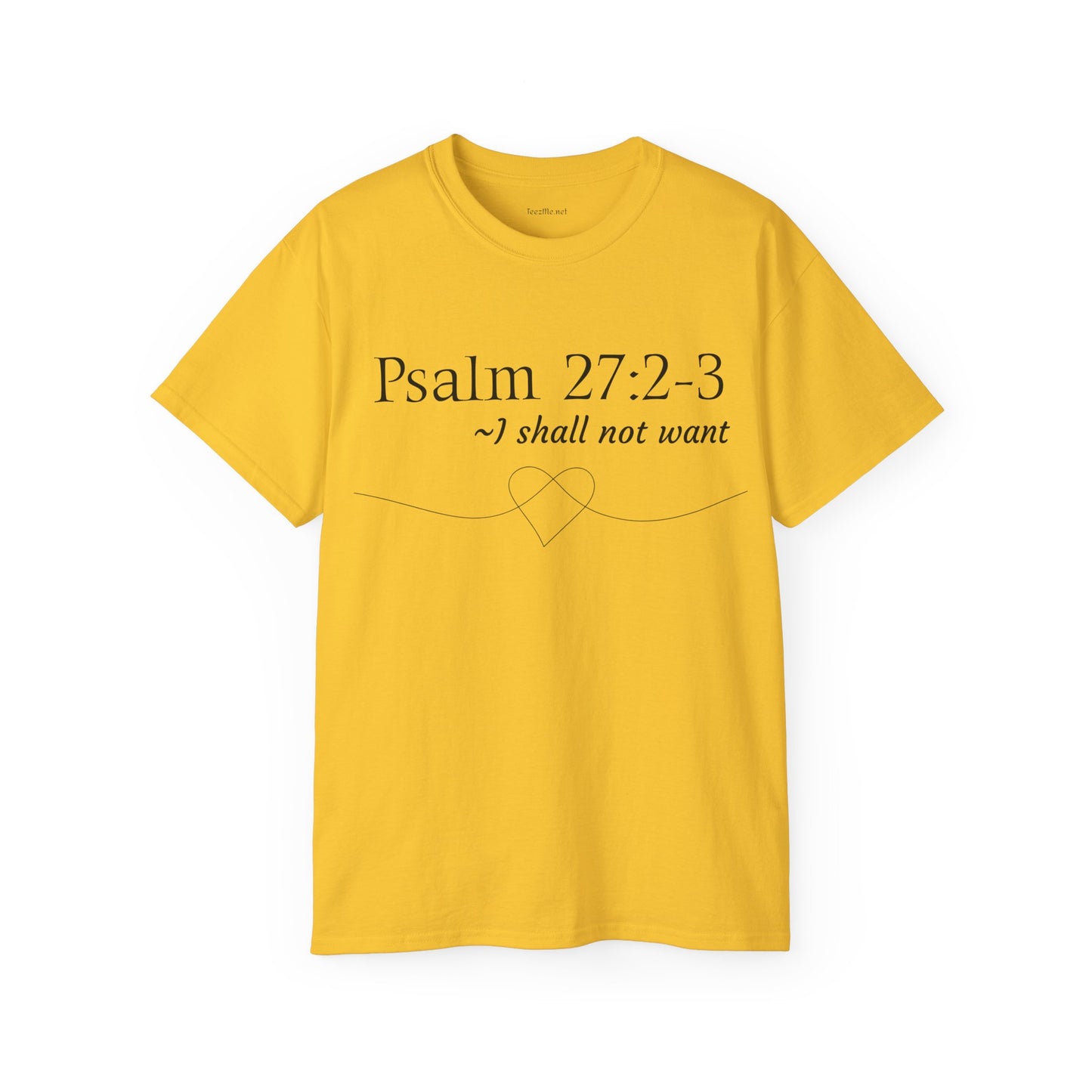 Psalm 27:2-3 - Unisex Ultra Cotton Tee